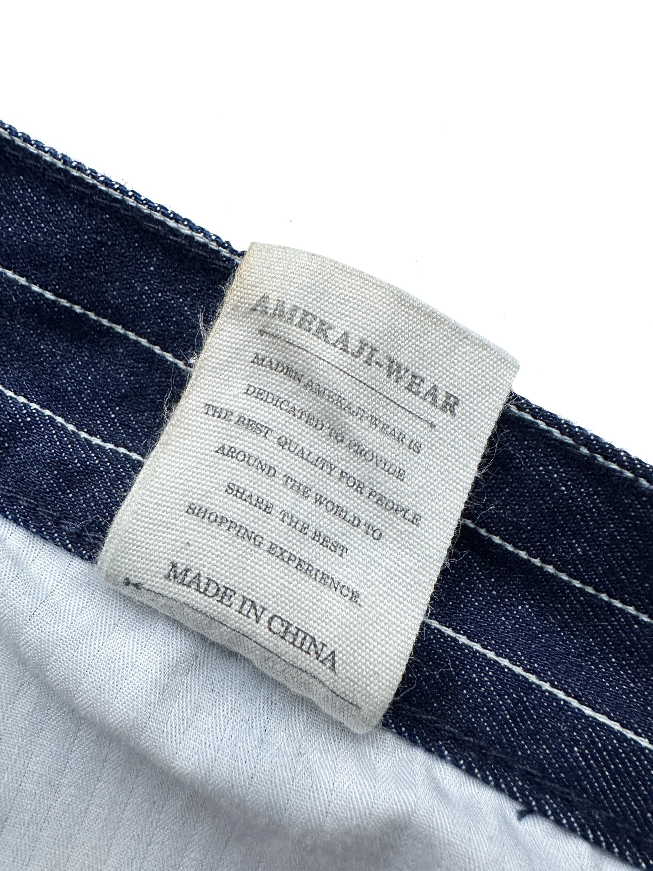 Japanese Brand KaraKu 1920s Wabash Stripe Work Pants by Uncle Fu Size US 32 / EU 48 - 8 Thumbnail