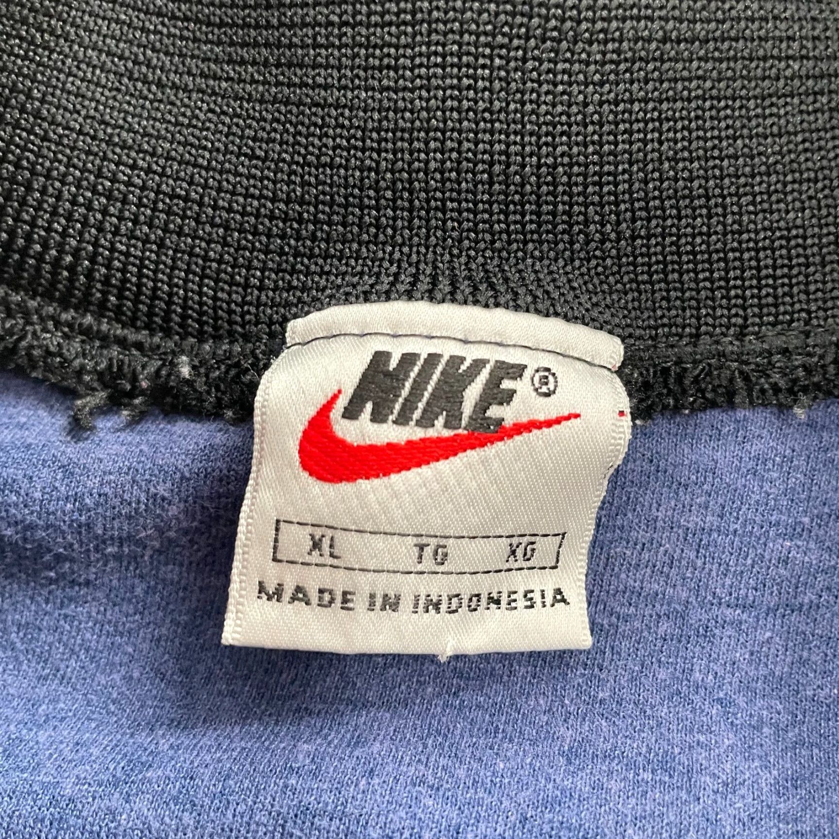Nike VINTAGE Nike Jacket Adult Full Zip Windbreaker Mens XL Blue Logo Coat Track Size US XL / EU 56 / 4 - 6 Thumbnail