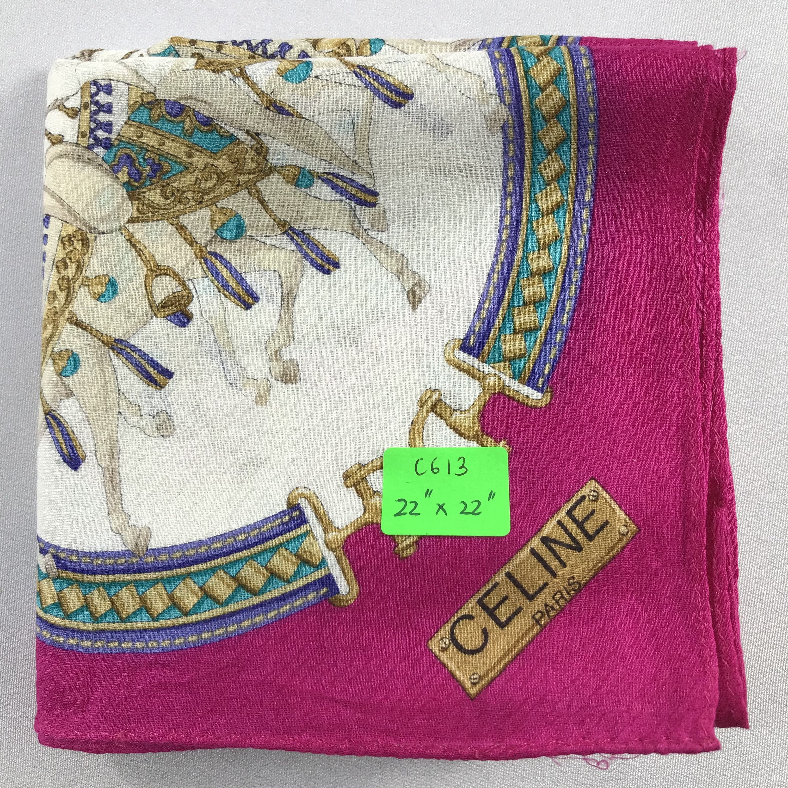 Celine Celine Handkerchief / Bandana / Neckerchief C613 Size ONE SIZE - 9 Thumbnail