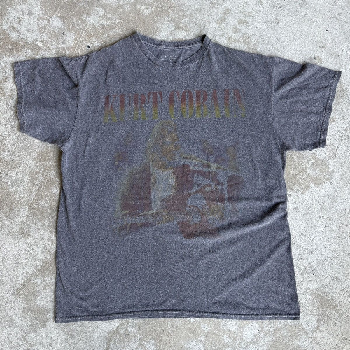 Nirvana Official Kurt Cobain Graphic Tee (DDP / No Import Fees) Size US M / EU 48-50 / 2 - 6 Thumbnail