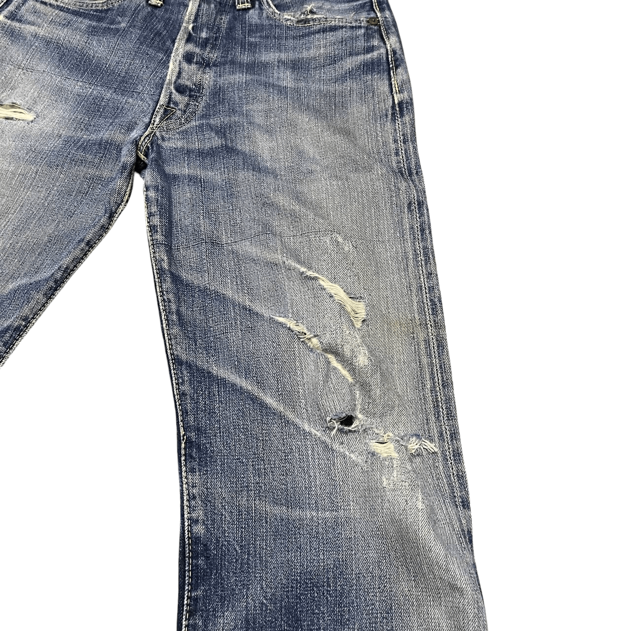 The Real McCoy's Vintage Joe McCoy's Selvedge Denim Size US 28 / EU 44 - 5 Thumbnail