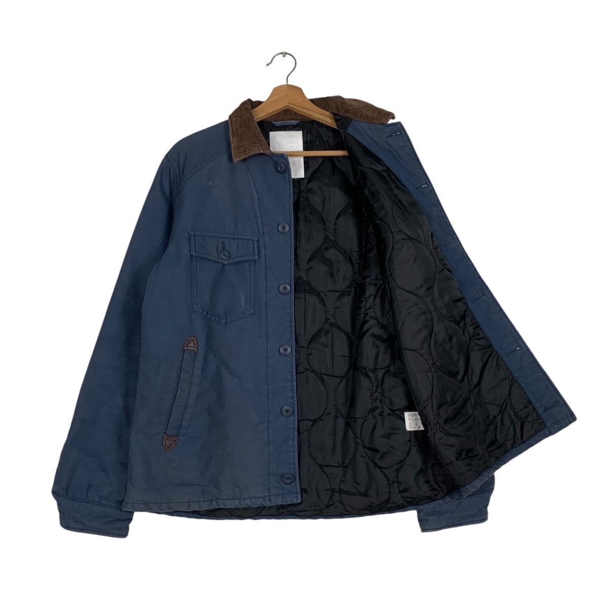 Japanese Brand Vintage Worker Jacket Four Pocket Chore Jacket #1215-C55 Size US M / EU 48-50 / 2 - 9 Thumbnail