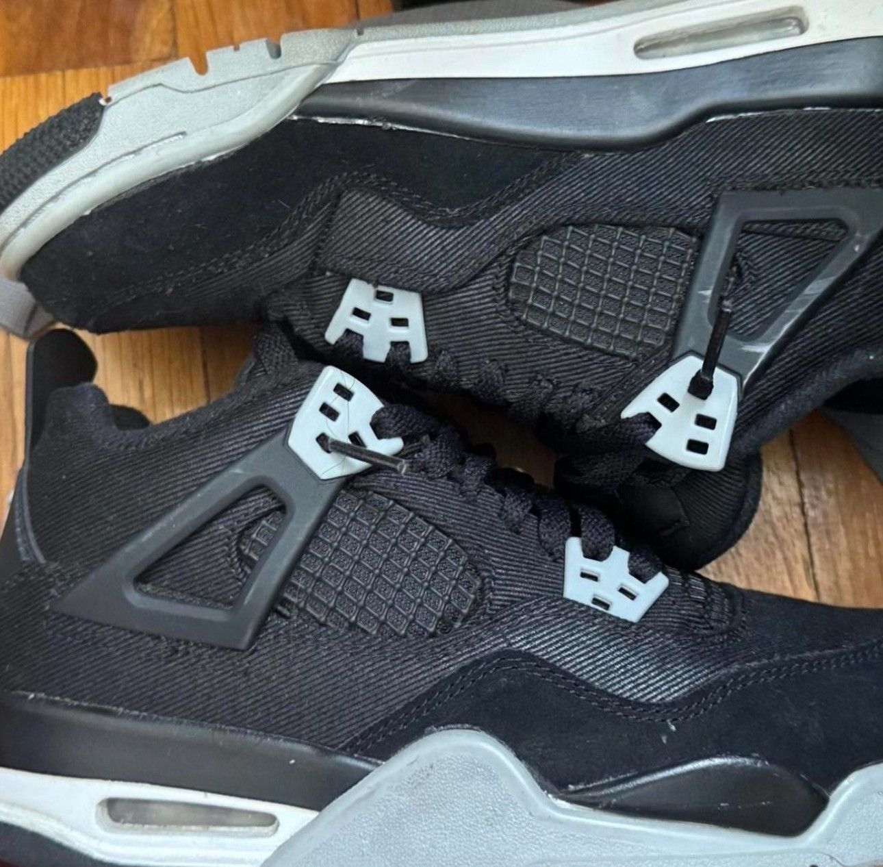 Jordan Brand jordan 4 black canvas Size US 5.5 / EU 38 - 6 Thumbnail