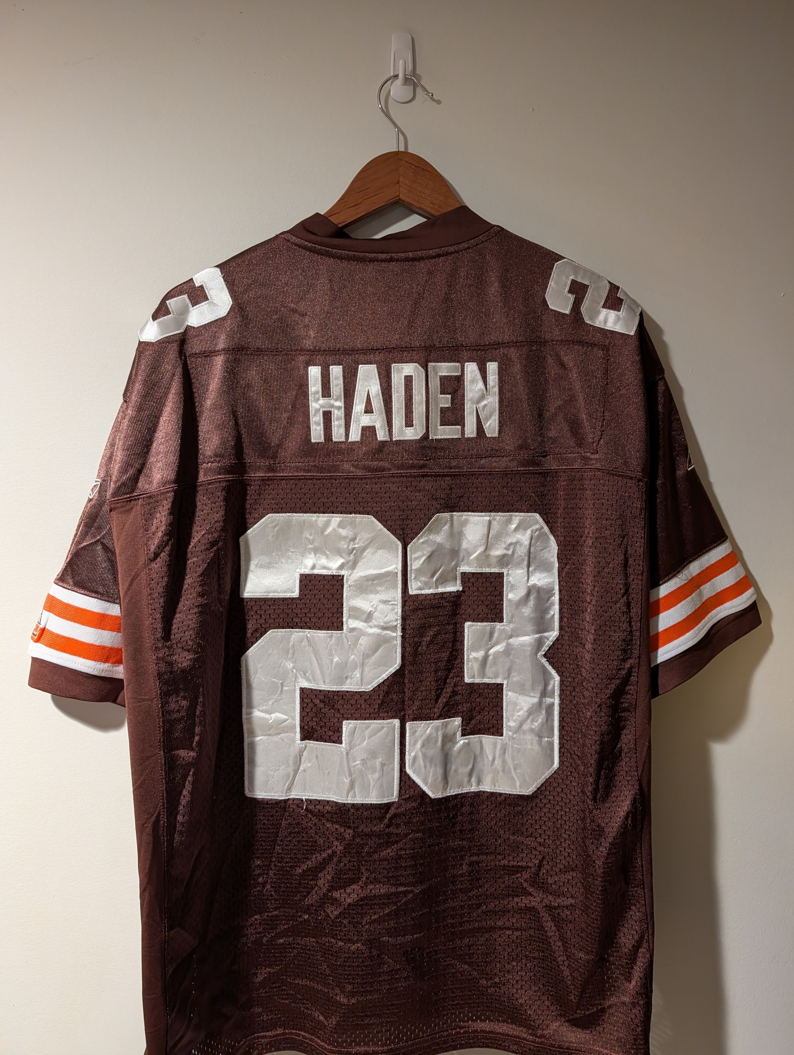 NFL Reebok Cleveland Browns Joe Haden #23 Jersey Stitched 50 Size US XL / EU 56 / 4 - 1 Thumbnail