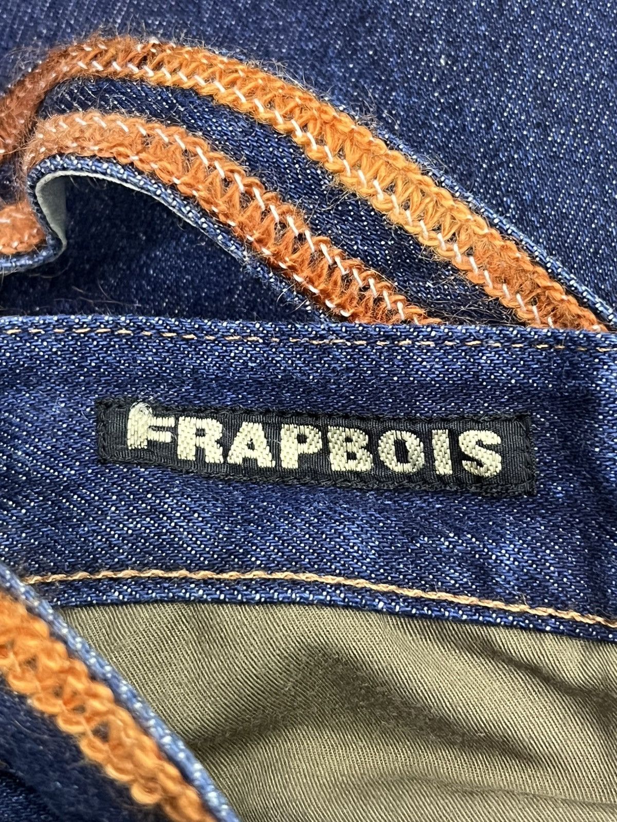 Frapbois Frapbois Harajuku Suspender Jeans Y2K Street Grail Rare Size US 29 - 9 Thumbnail