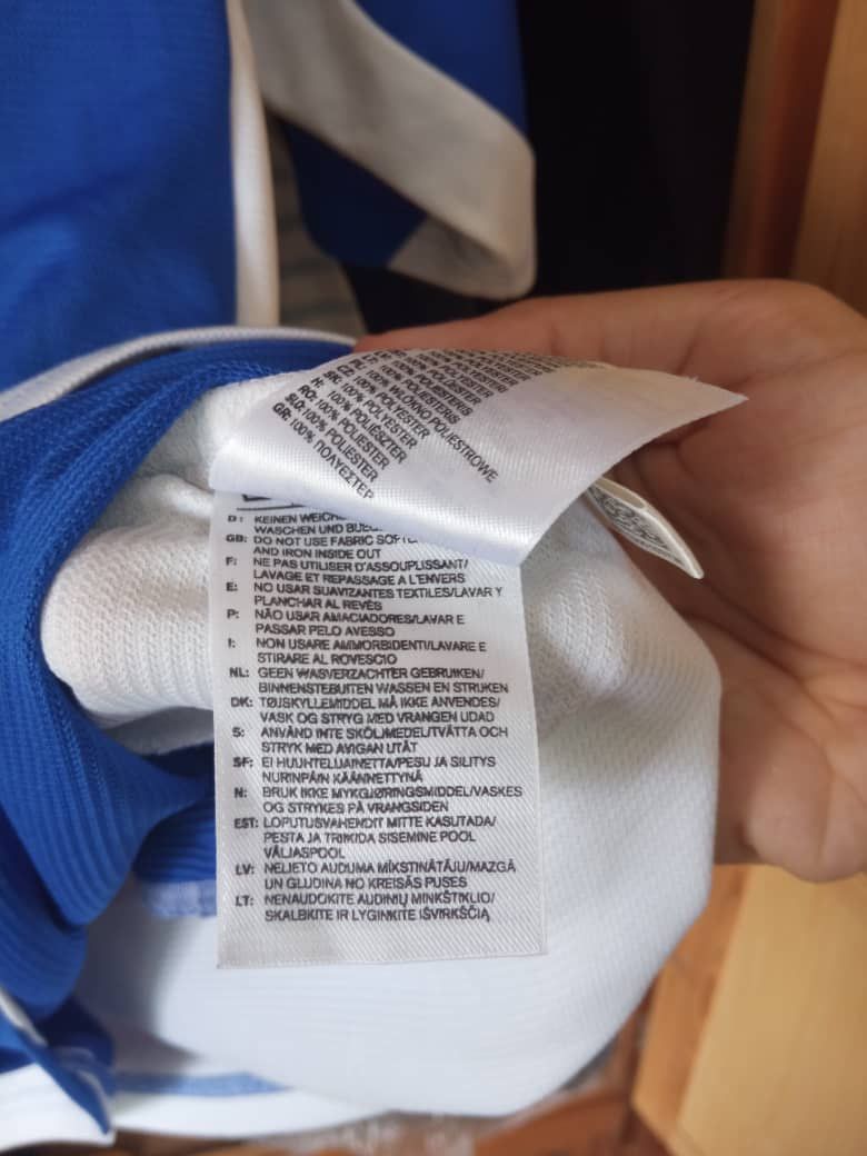 Adidas × Vintage 2004/06 ADIDAS GREECE HOME CHAMPIONS SOCCER JERSEY SHIRT Size US L / EU 52-54 / 3 - 8 Thumbnail