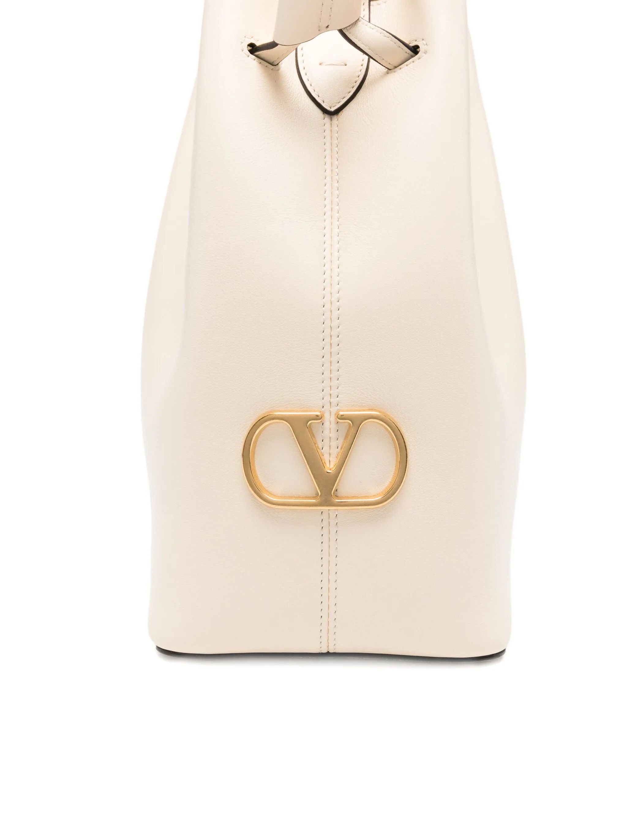 Valentino os11x0126 Size: OS / So Seau Medium Leather Bucket Bag Beige Size ONE SIZE - 4 Thumbnail