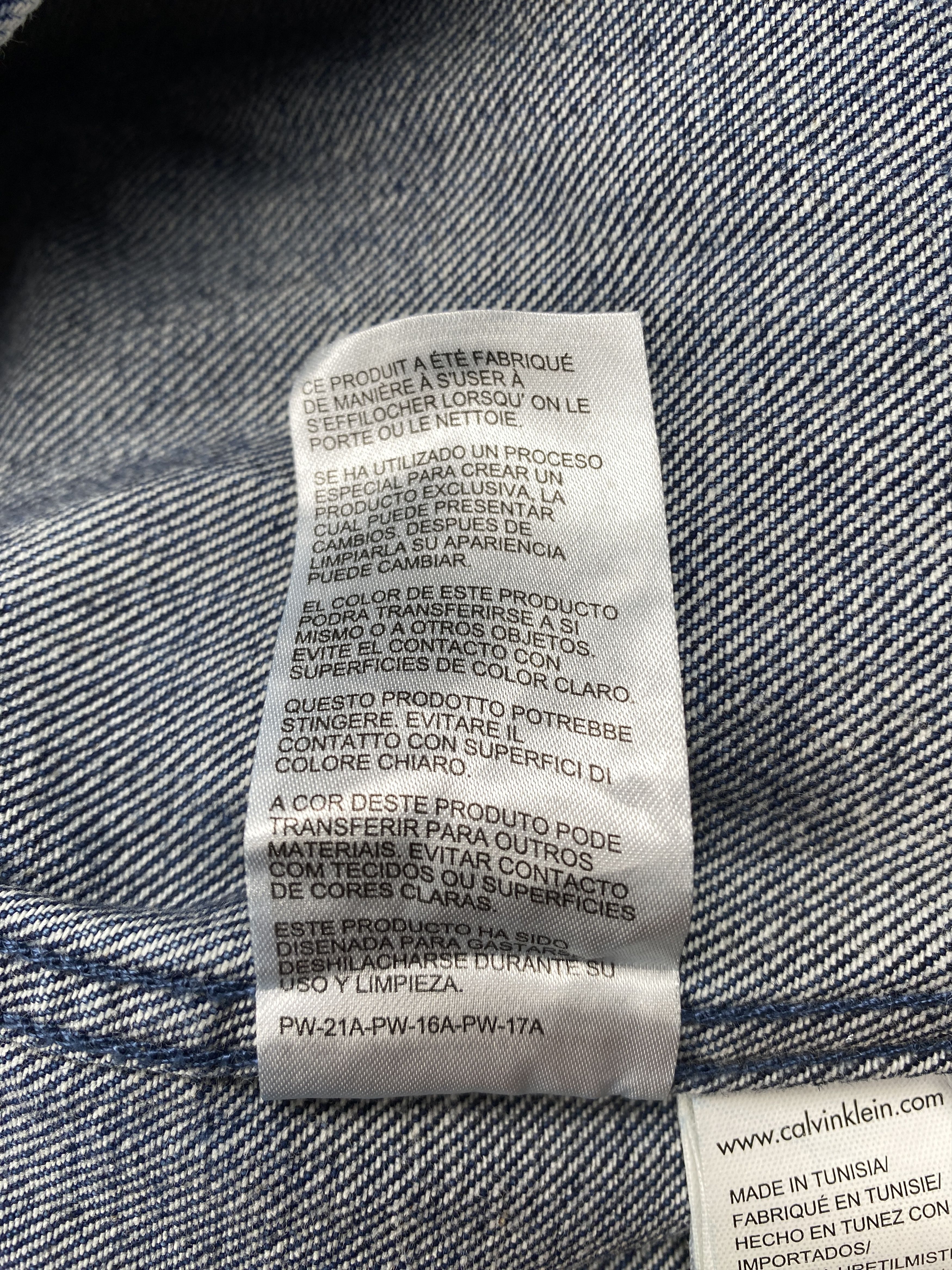 Calvin Klein Raf Simons 2014 Paint Splattered Denim Jacket Size US M / EU 48-50 / 2 - 16 Thumbnail