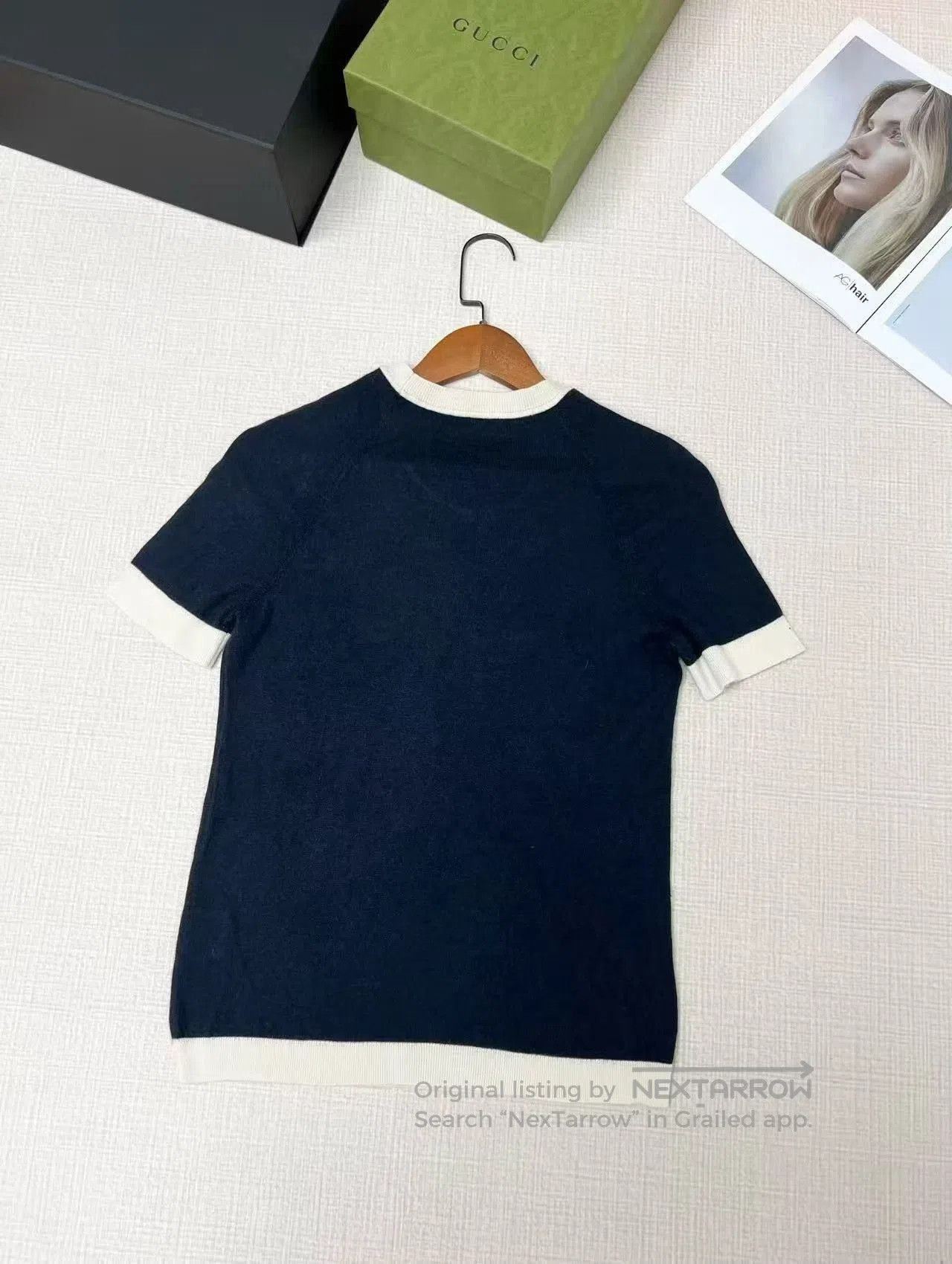 Hermes Hermes Cashmere Knit Short-Sleeve Top. Size S / US 4 / IT 40 - 2 Thumbnail