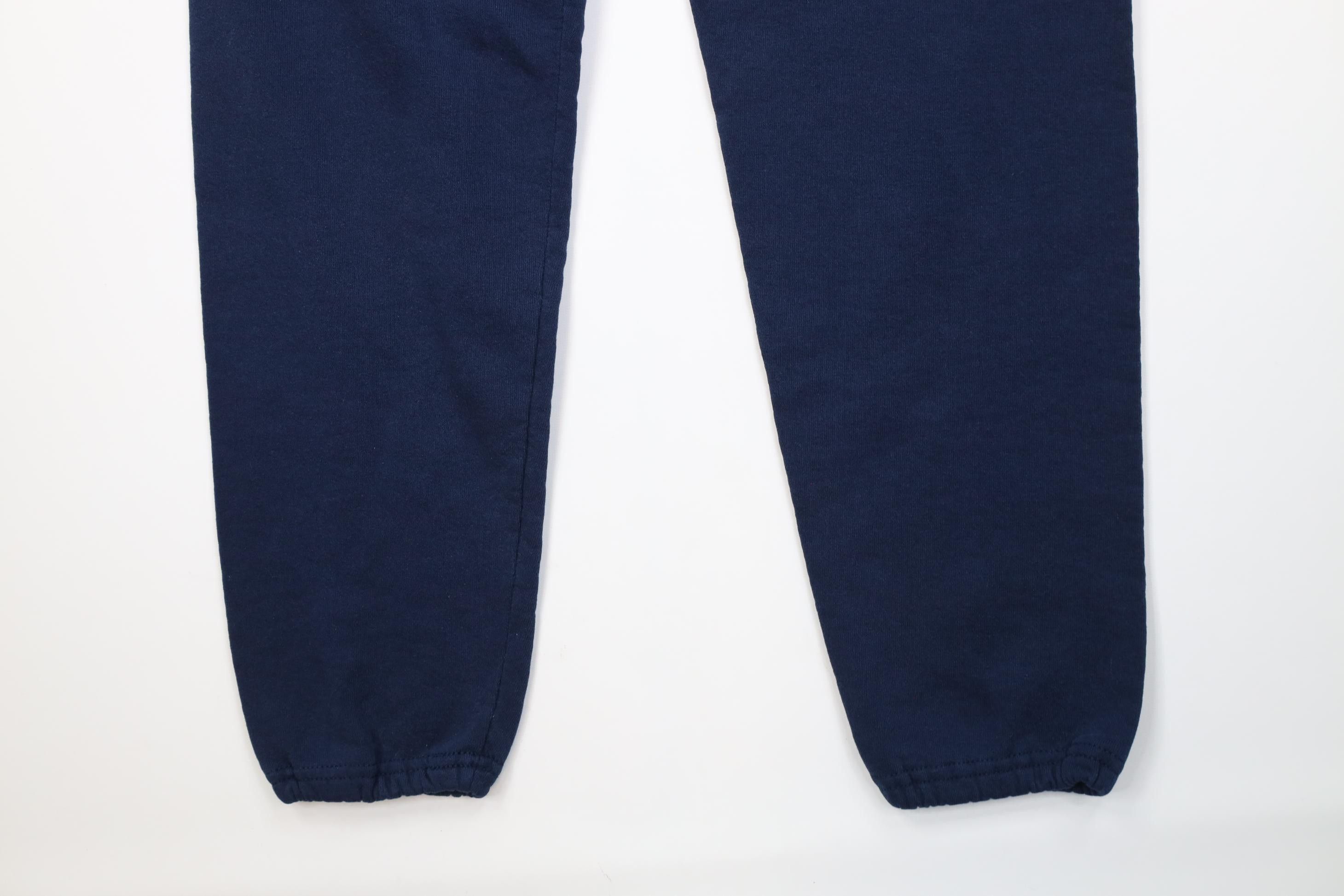 Vintage Vintage 90s Streetwear Cuffed Sweatpants Joggers Blue USA Size US 32 / EU 48 - 12 Thumbnail