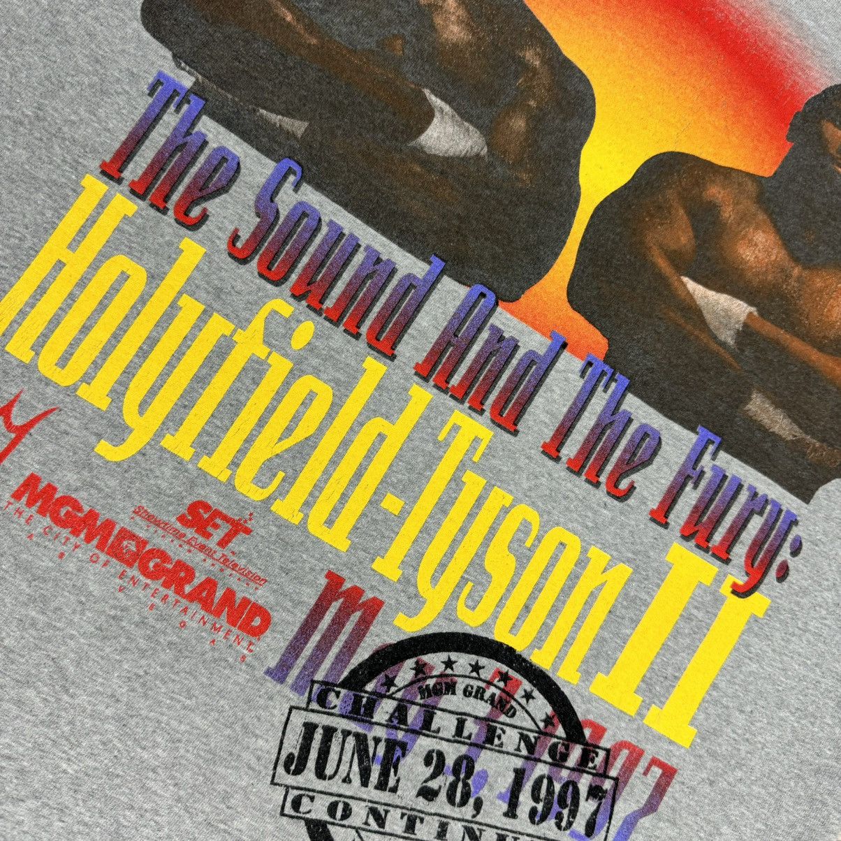 Vintage Vintage Mike Tyson VS Holyfield T-shirt Size US M / EU 48-50 / 2 - 10 Thumbnail