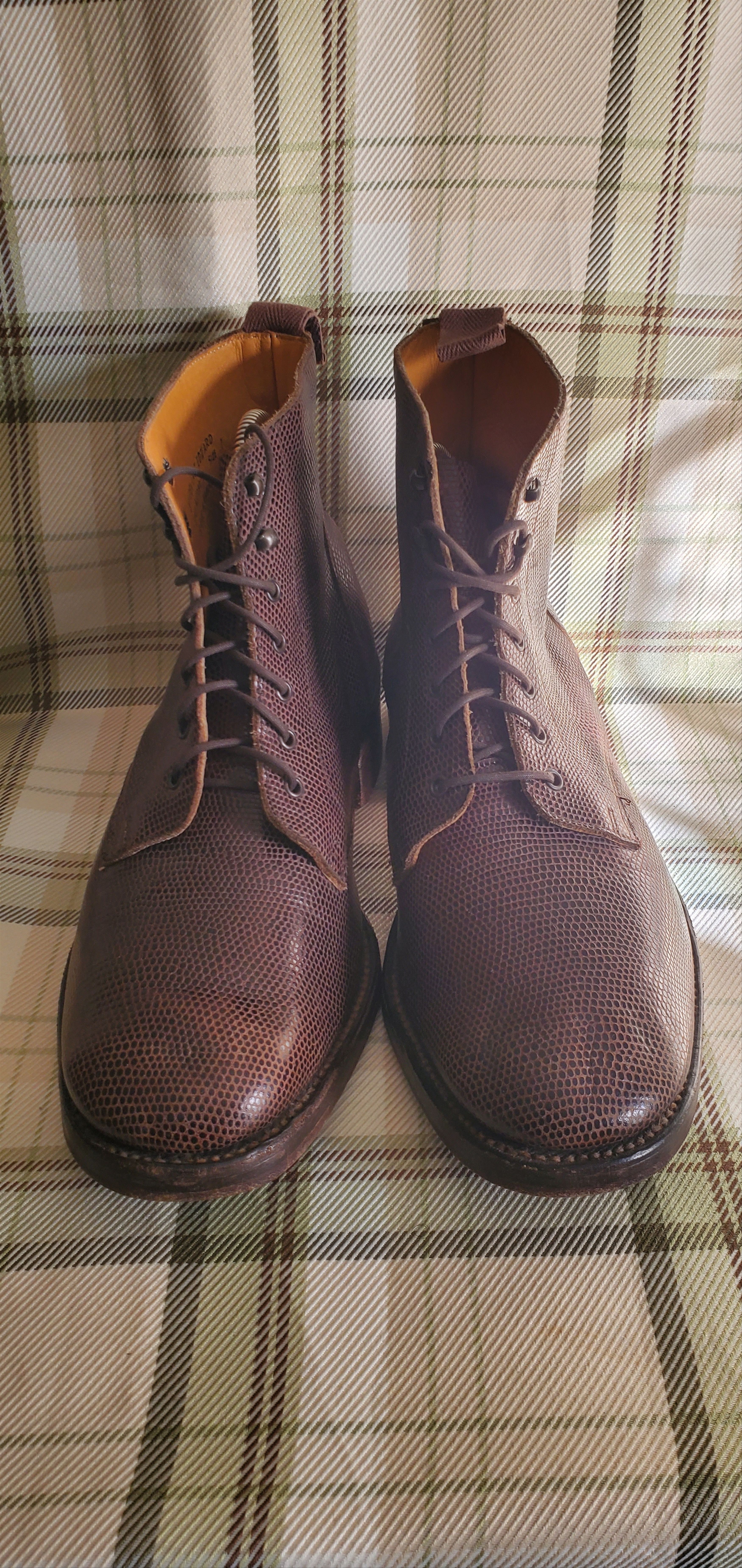Jeffery West Jeffery West Lizard Leather Ankle Boots Size US 8 / EU 41 - 2 Thumbnail