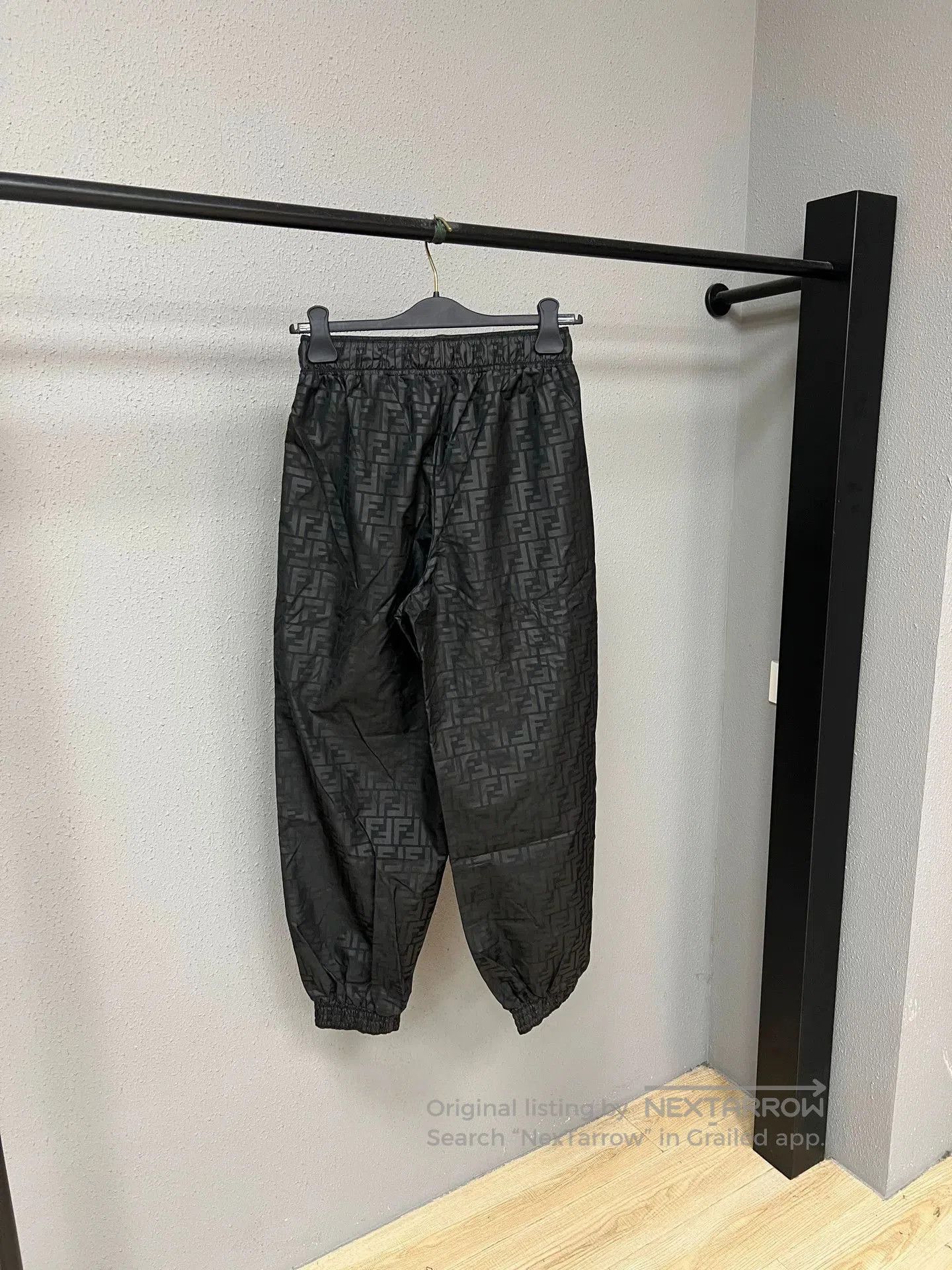 Fendi fendi printed athletic pants in black. Size US 30 / EU 46 - 2 Thumbnail