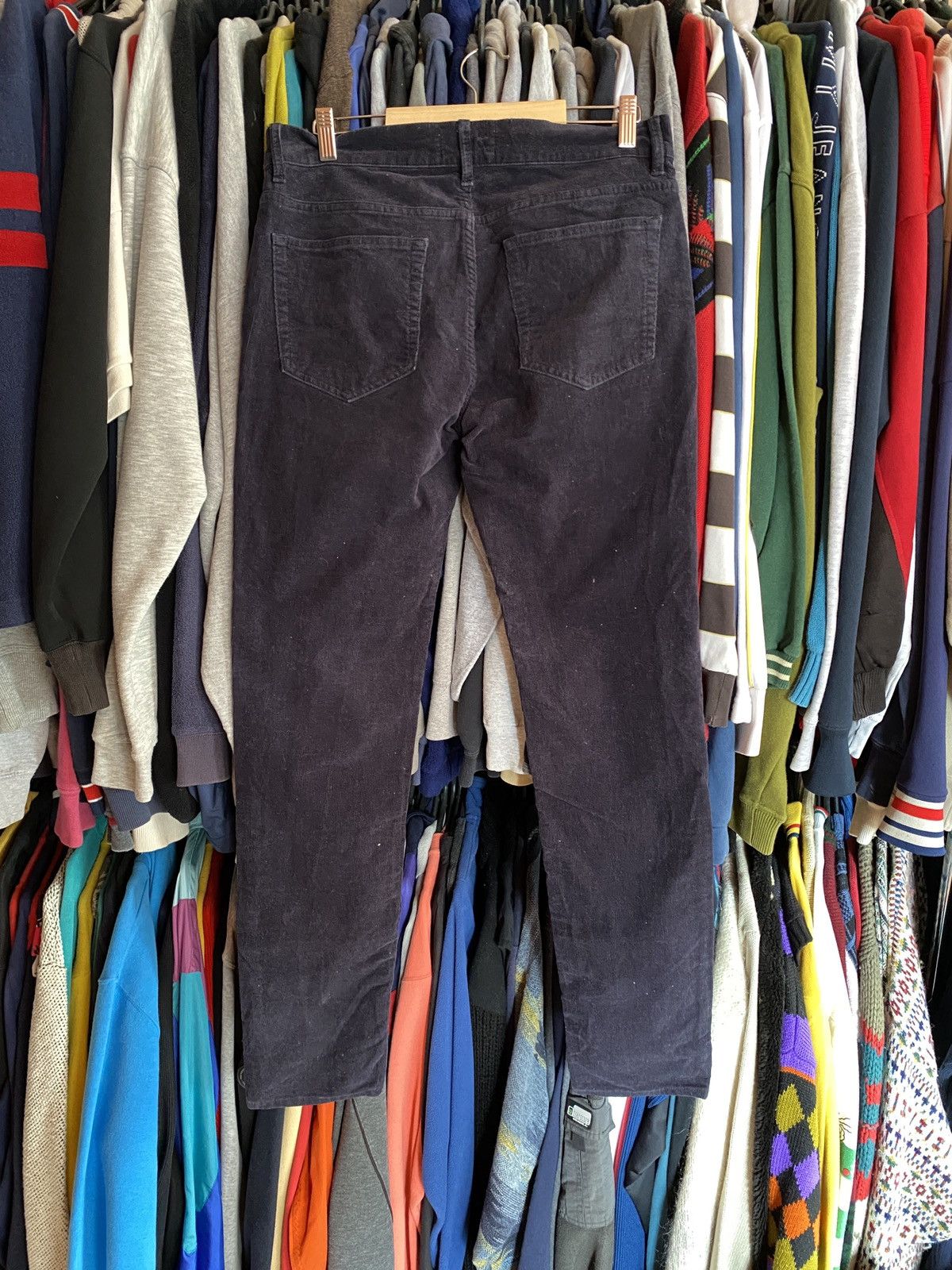 Acne Studios VINTAGE ACNE STUDIOS ACE CORD BLUE CORDUROY PANTS Size US 31 - 4 Thumbnail