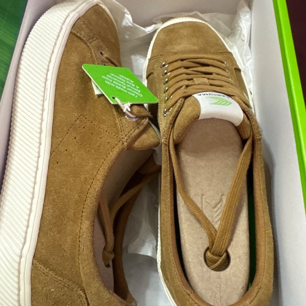 Carven Cariuma OCA Low Suede Sneakers Unisex Camel Brown Size US 9 / EU 42 - 6 Thumbnail