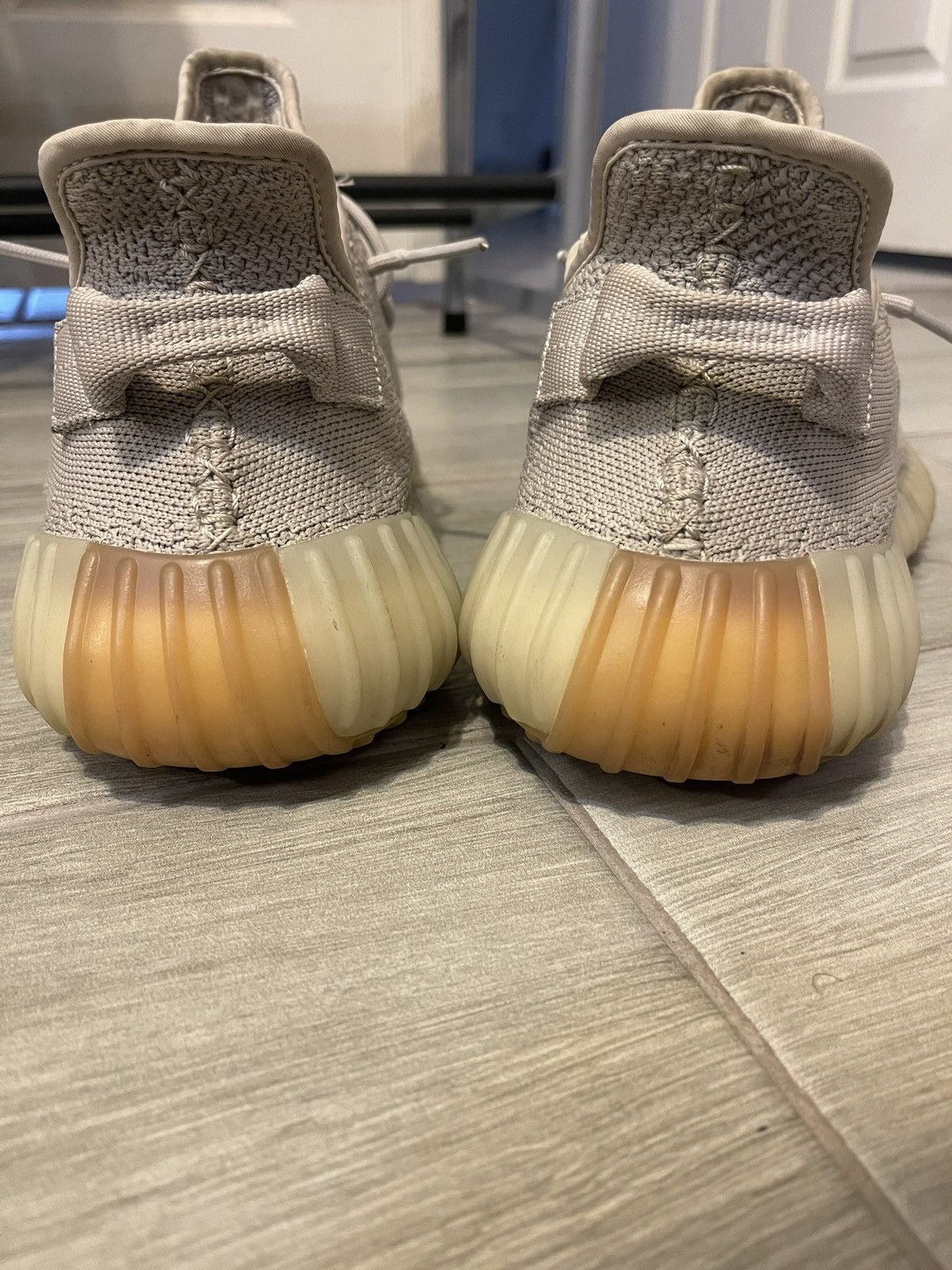 Adidas × Kanye West Yeezy Boost 350 V2 Sesame 2018 Size US 11.5 / EU 44-45 - 10 Thumbnail