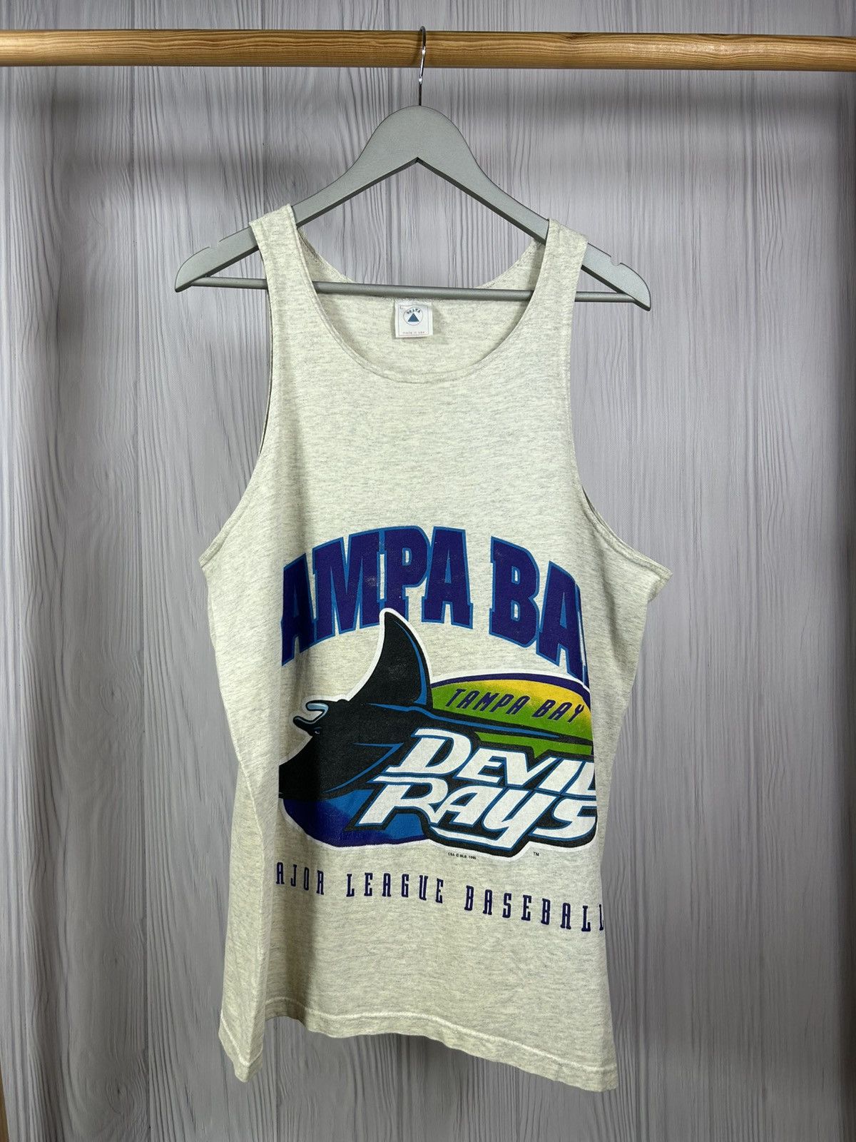 Delta × Vintage Vintage 1996 Tampa Bay Devil Rays MLB Baseball Tank Top L Size US L / EU 52-54 / 3 - 1 Thumbnail