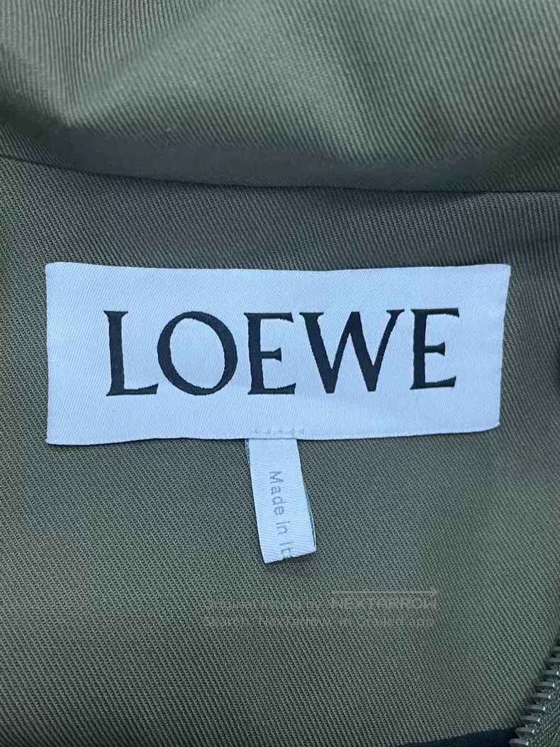 Loewe Loewe Military green four-pocket zippered windbreaker jack Size XXS / US 00 / IT 34 - 4 Thumbnail