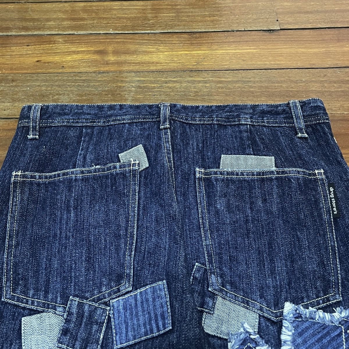 14th Addiction × Japanese Brand × Le Grande Bleu (L.G.B.) Rare Design Vintage Brand Drug store Patchwork Jeans 2000s Size US 31 - 4 Thumbnail