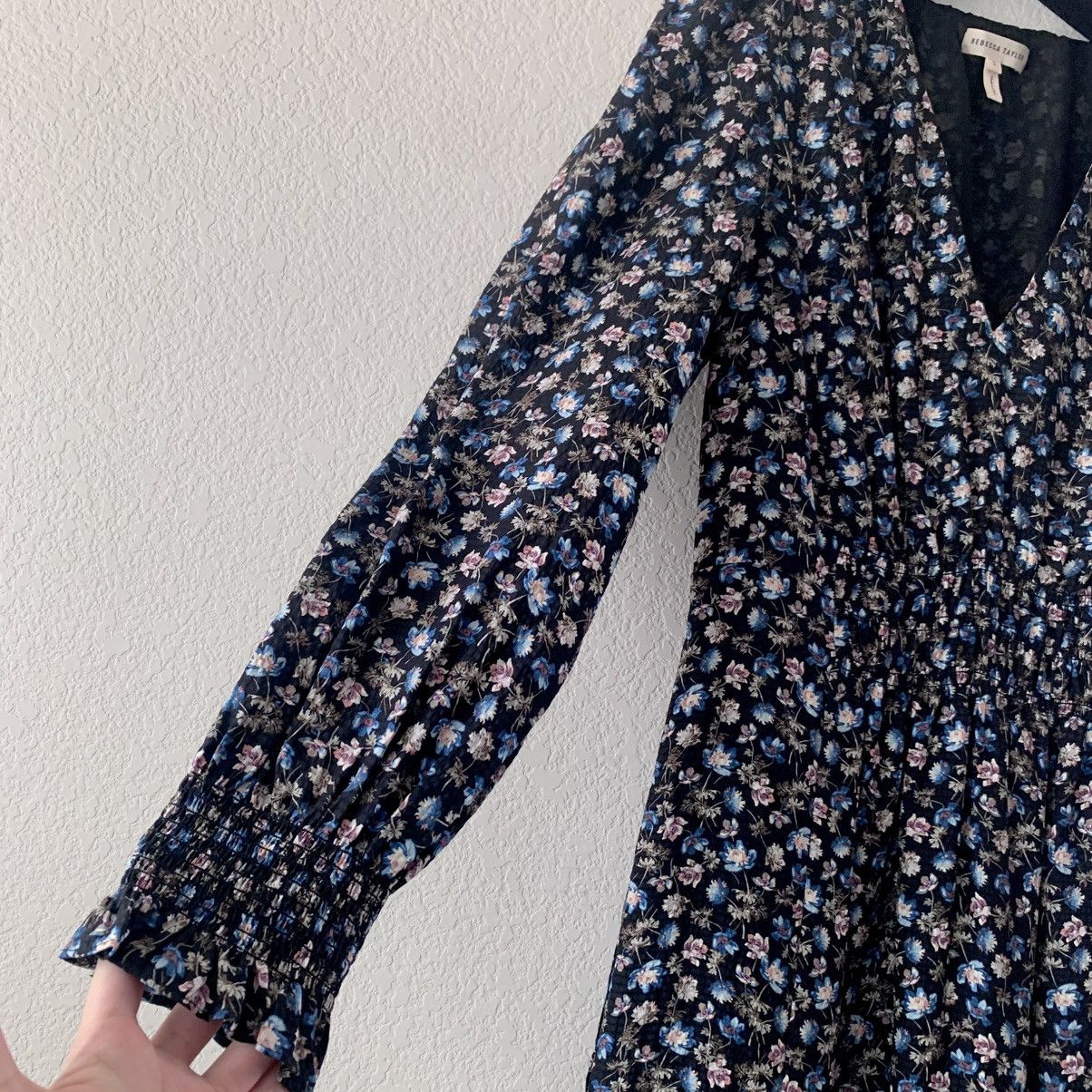 Rebecca Taylor Rebecca Taylor 100% silk floral dress Size XS / US 0-2 / IT 36-38 - 8 Thumbnail
