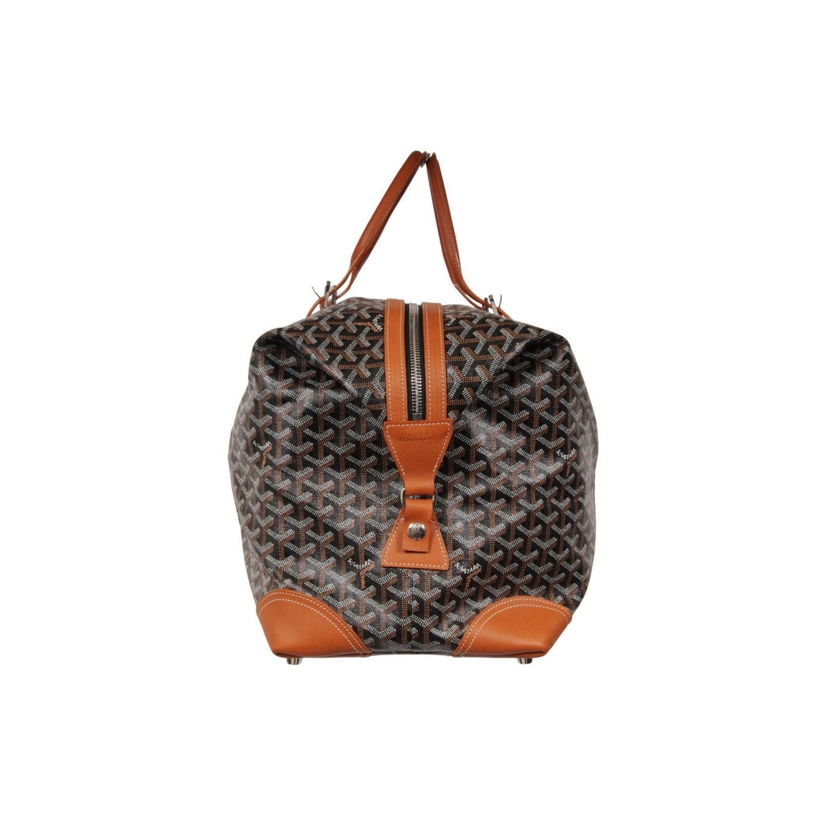 Goyard Boeing 55 Duffle Bag Brown Black Travel Carry On Week Size ONE SIZE - 8 Thumbnail
