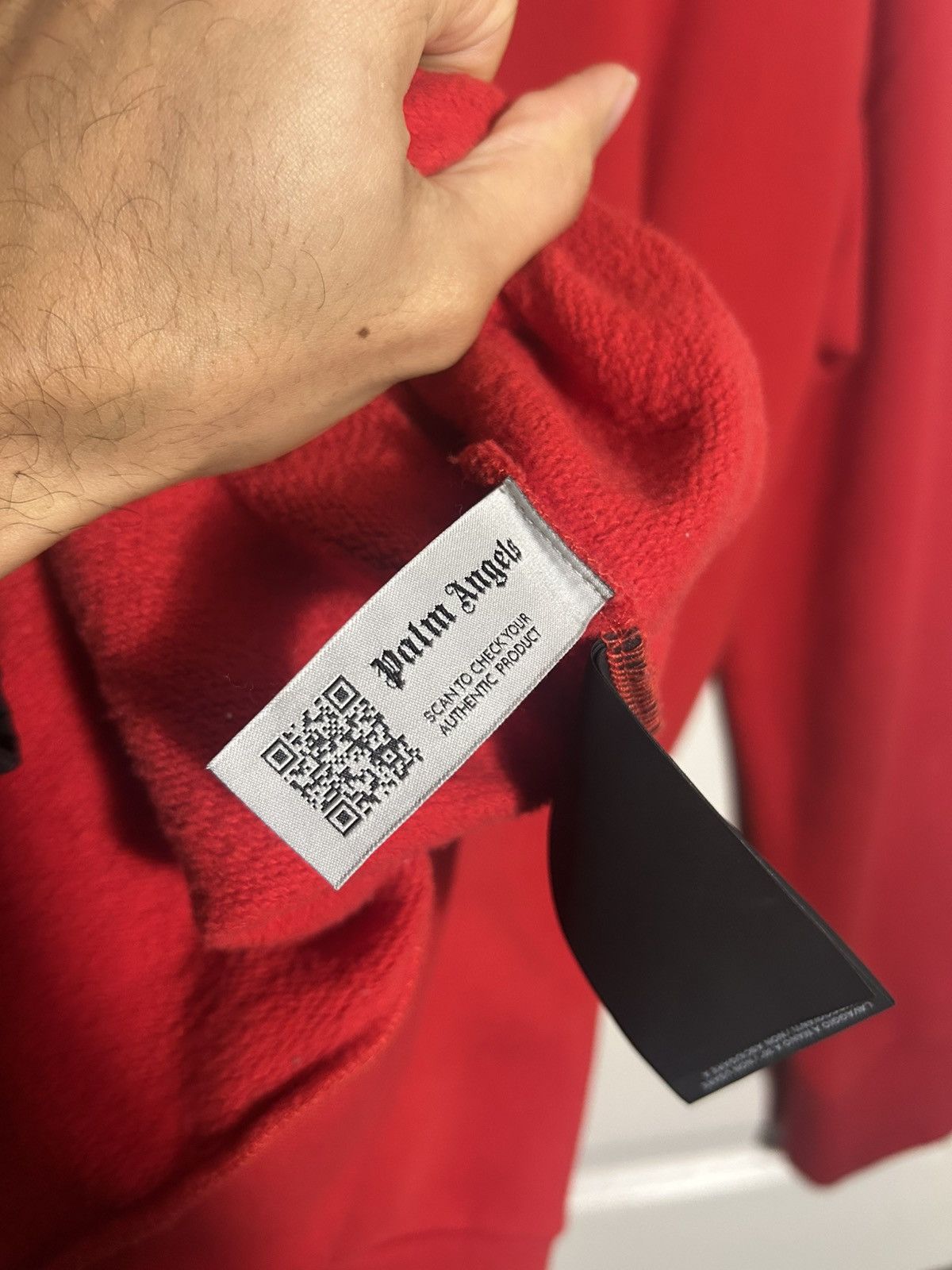 Palm Angels Palm angels red spray logo hoodie Size US XL / EU 56 / 4 - 4 Thumbnail