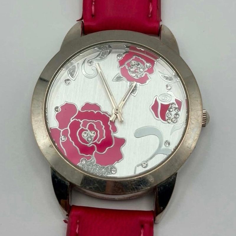 Other Silver & Pink Floral Watch Size ONE SIZE - 3 Thumbnail