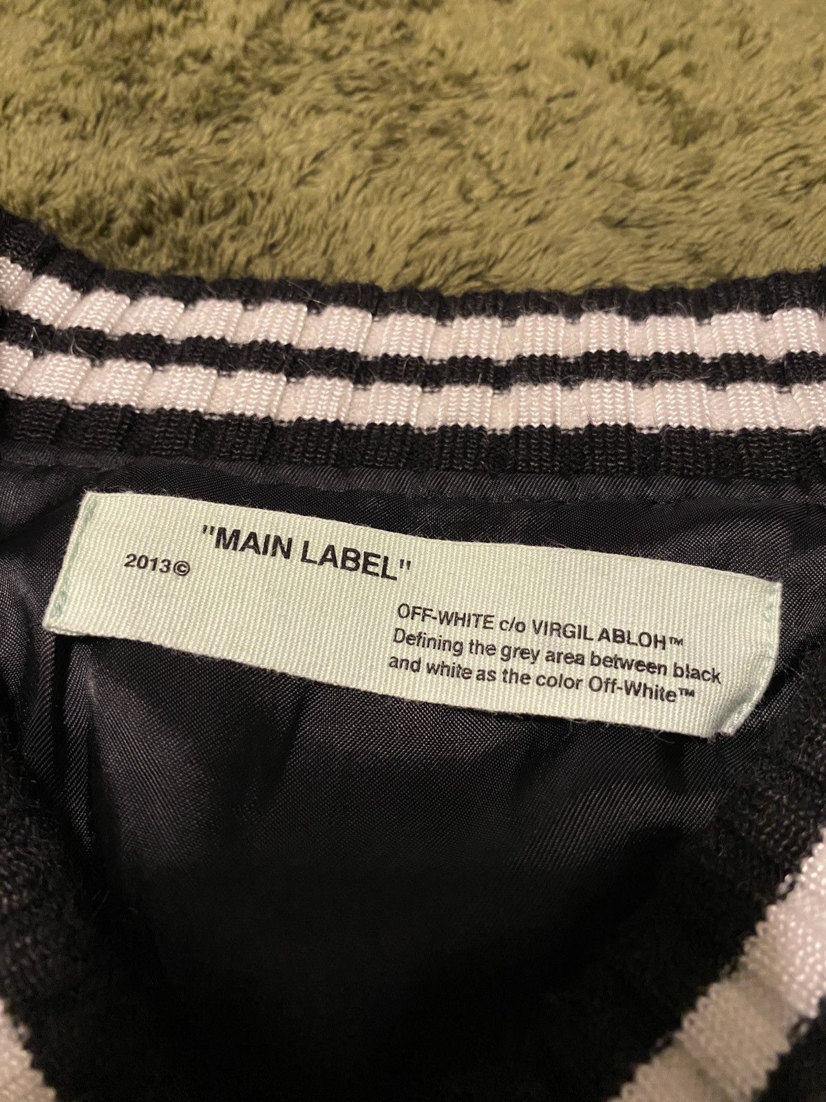 Off-White Used off white varsity jacket Size US M / EU 48-50 / 2 - 6 Thumbnail