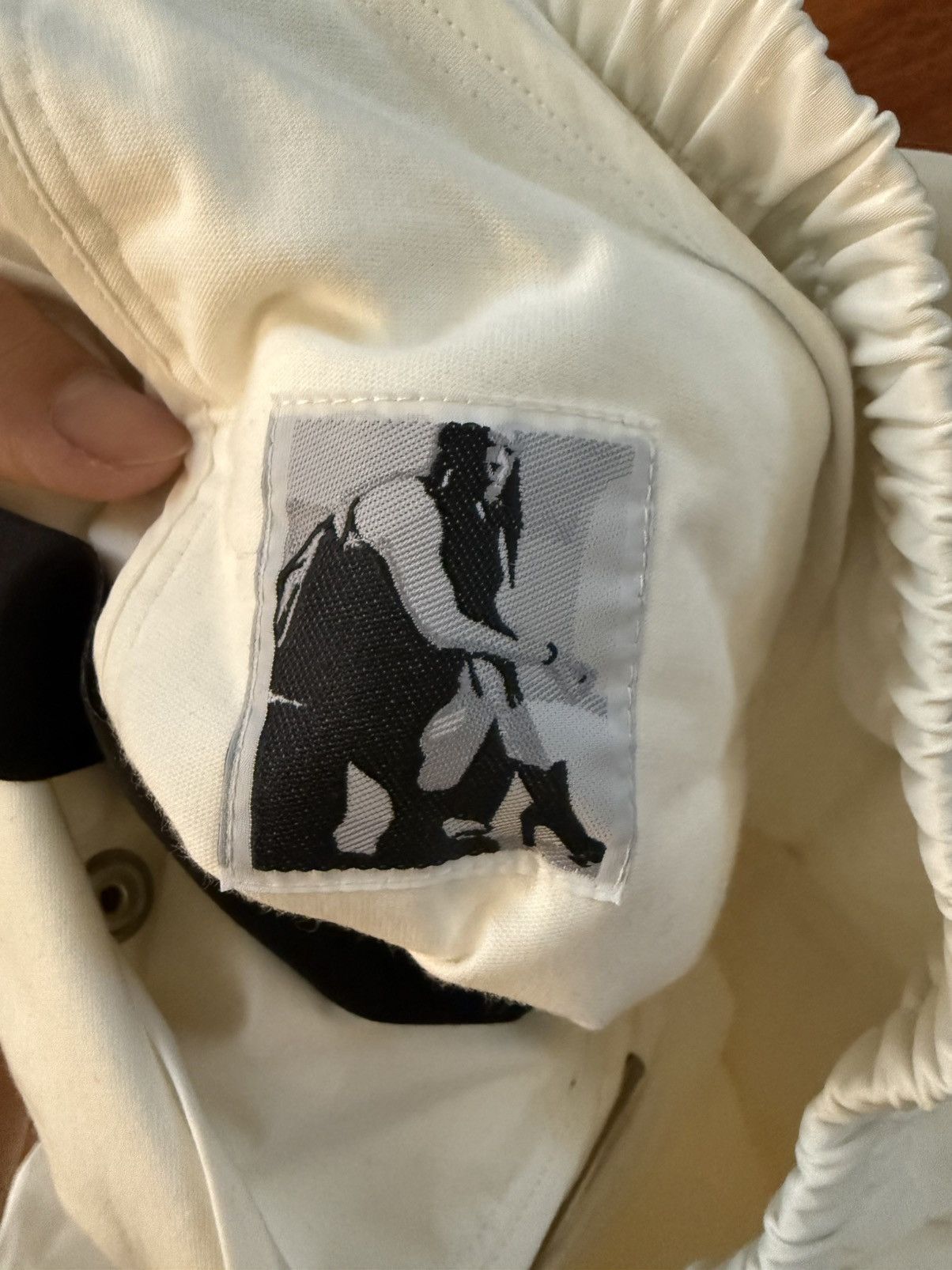 Rick Owens Drkshdw Rick Owens DRKSHDW Drawstring Cargo Pants Size US 31 - 5 Thumbnail