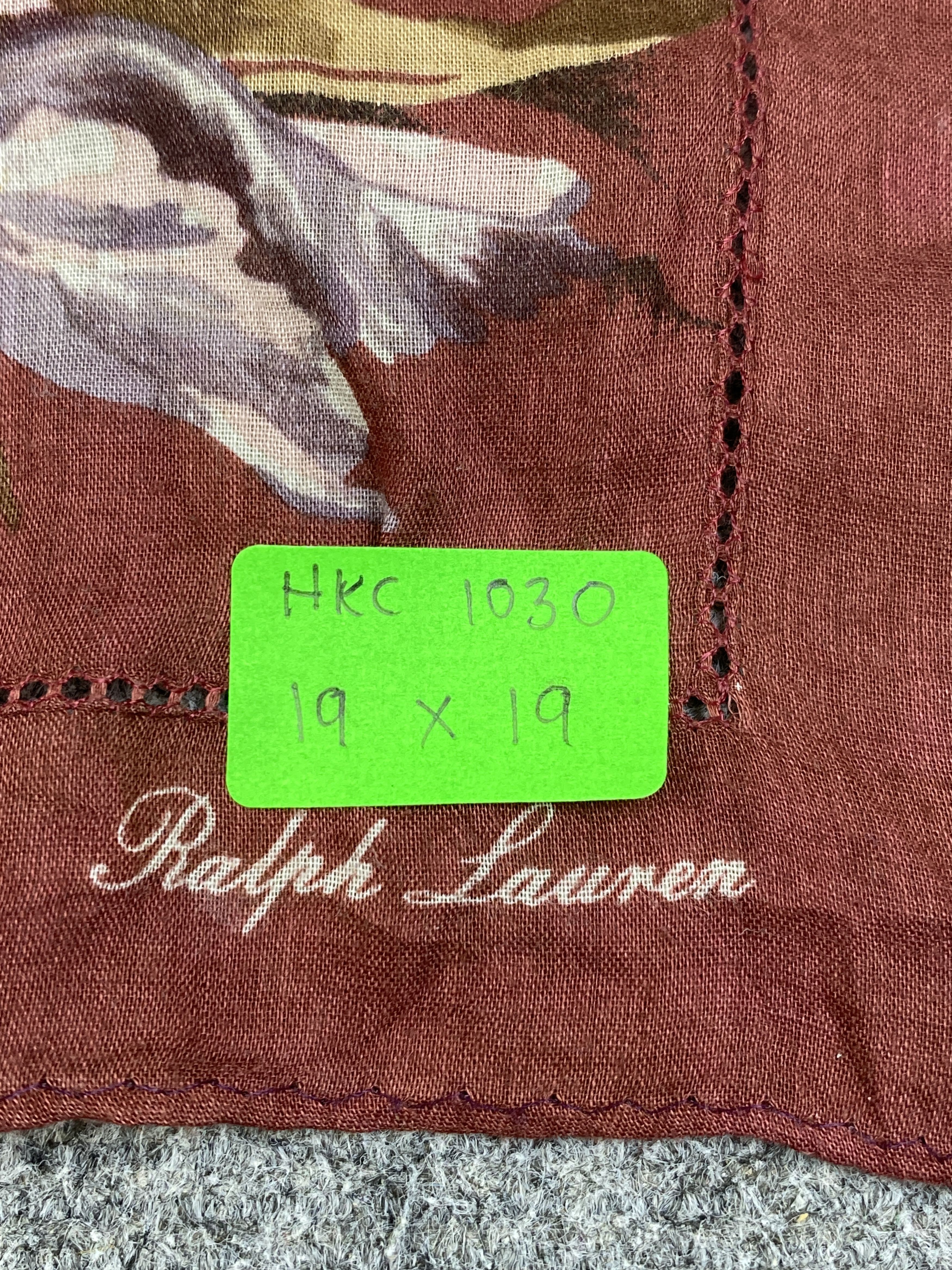 Ralph Lauren Vintage Ralph Lauren Handkerchief / Neckerchief HKC1030 Size ONE SIZE - 7 Thumbnail