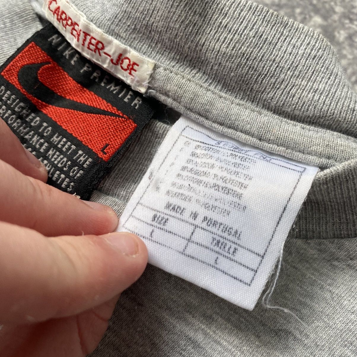 Nike × Vintage Vintage Nike 90’s Big Swoosh Rare Streetwear oversized fit Size US L / EU 52-54 / 3 - 8 Thumbnail
