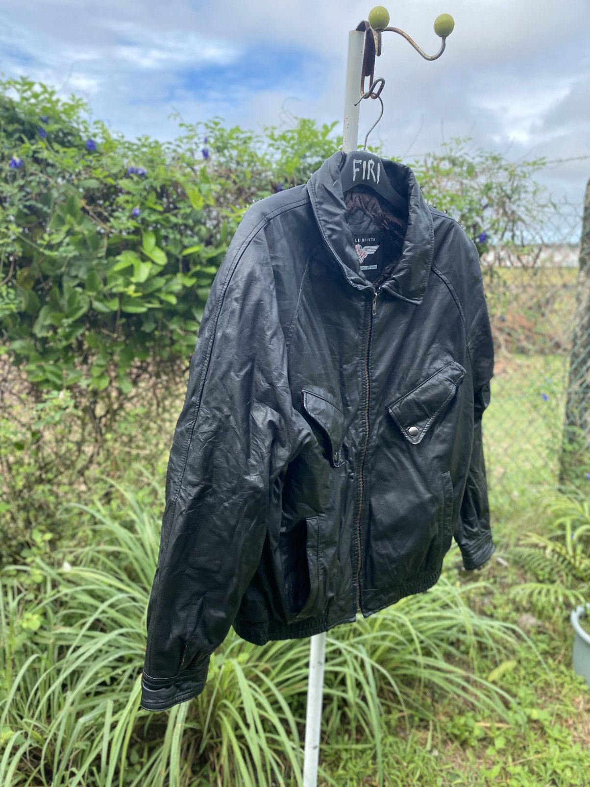 Vintage Vintage Bellezzo Leather Jacket SPRING/SUMMER COLLECTION Size US M / EU 48-50 / 2 - 2 Thumbnail
