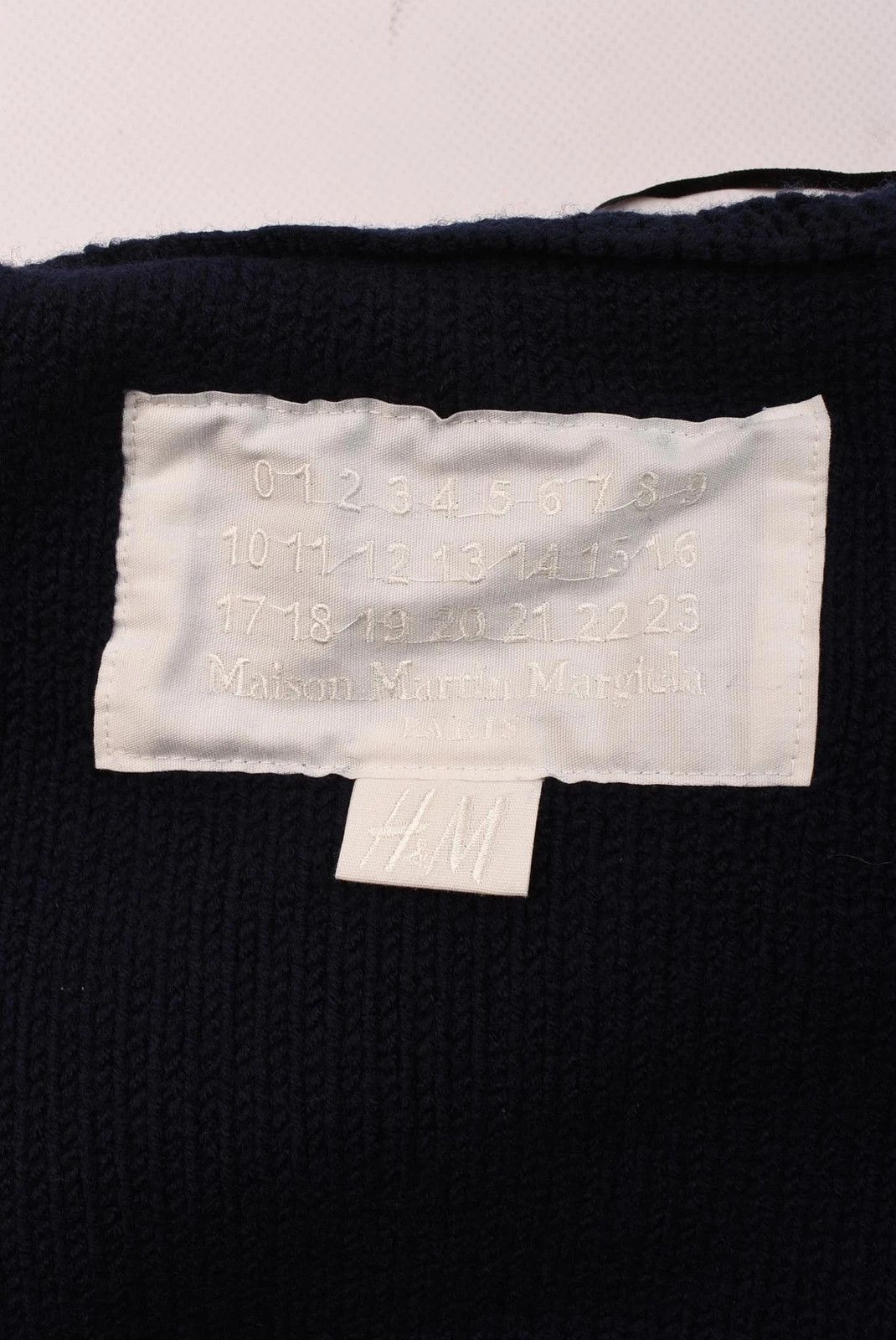 H&M × Maison Margiela Woman's Maison Martin Margiela x H&M Sweater Navy Size XS Size XS / US 0-2 / IT 36-38 - 6 Thumbnail