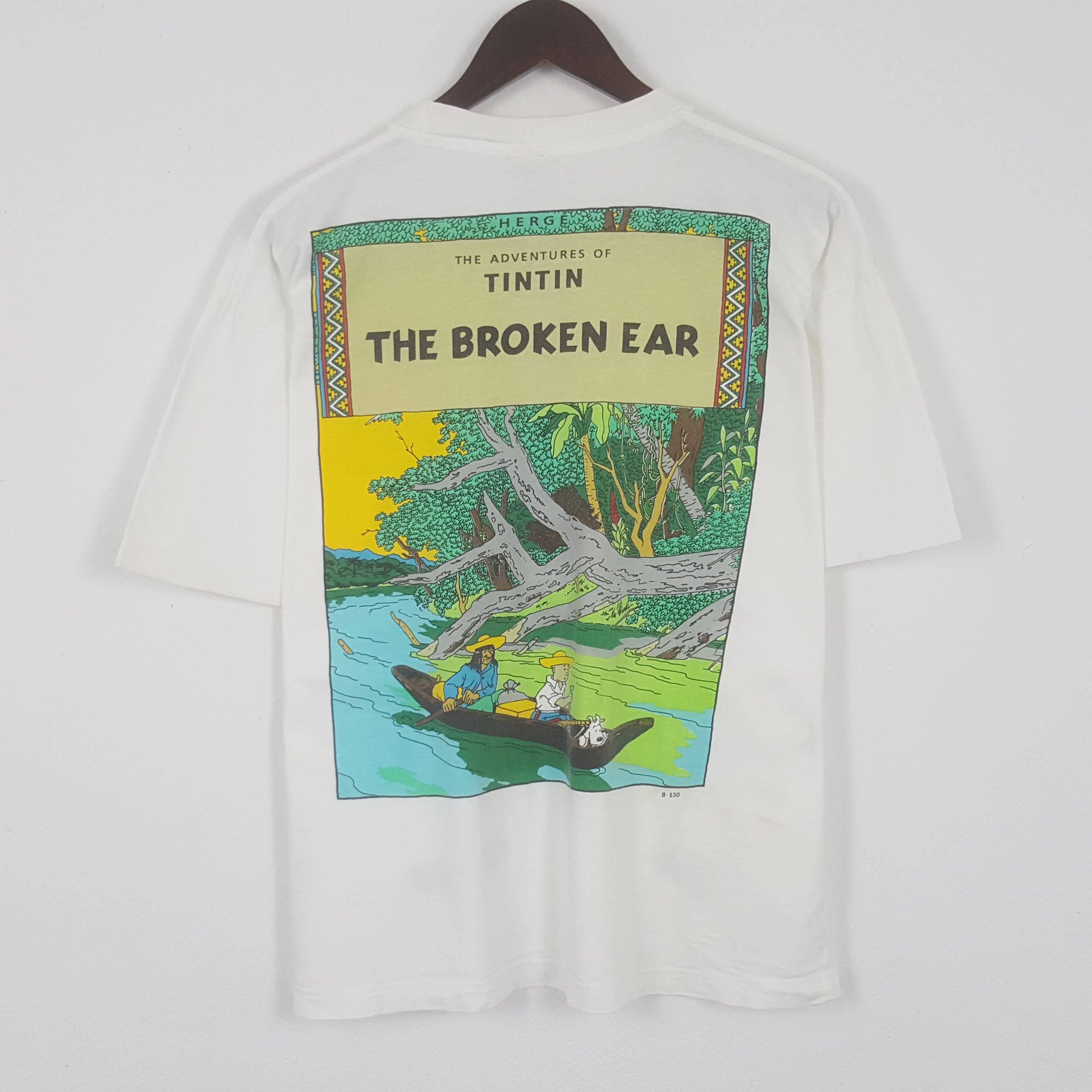 Vintage Tintin The Broken Ear Tshirt