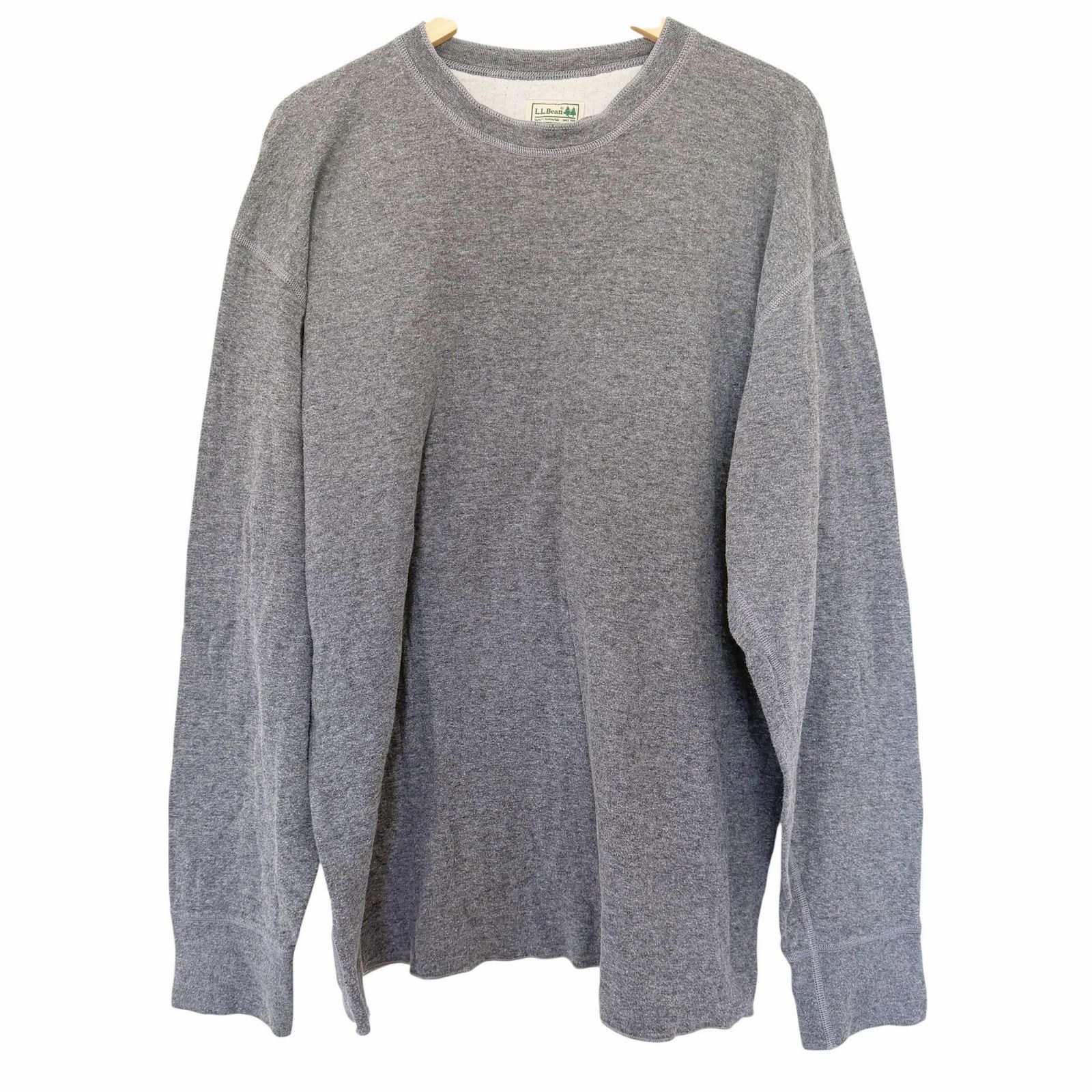 L.L. Bean LL Bean Gray Double Layer Long Sleeve Wool Blend Shirt 2XLT Size US XXL / EU 58 / 5 - 1 Thumbnail