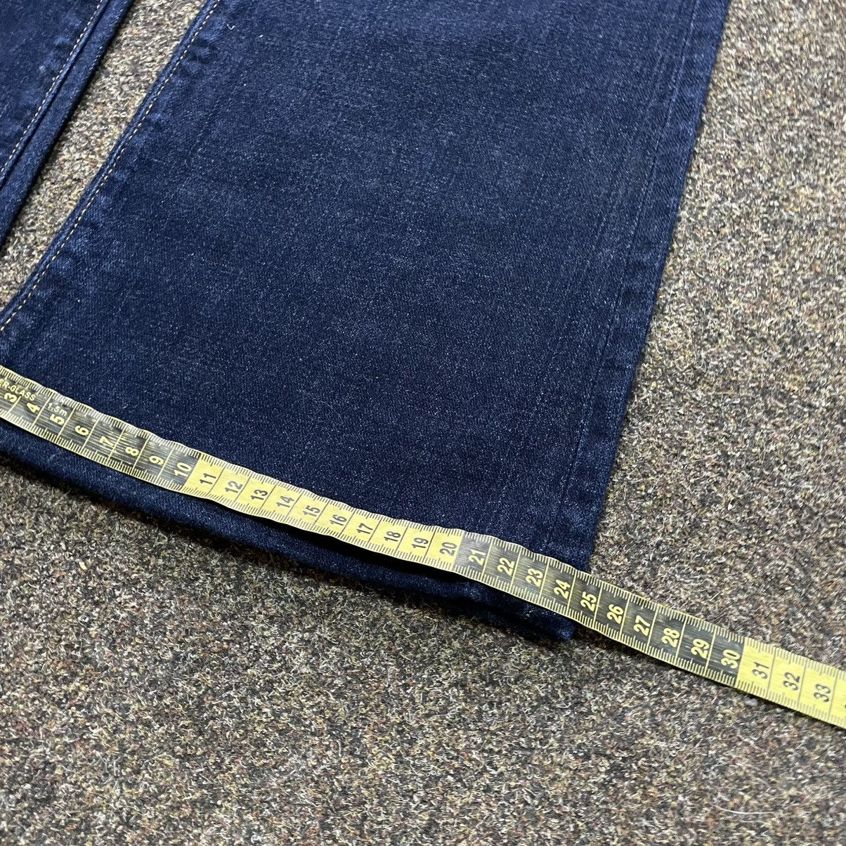 Vintage Vintage Y2K Flared Distressed Wide Leg Jeans Skate Logo 34 Size 34" / US 12 / IT 48 - 8 Thumbnail