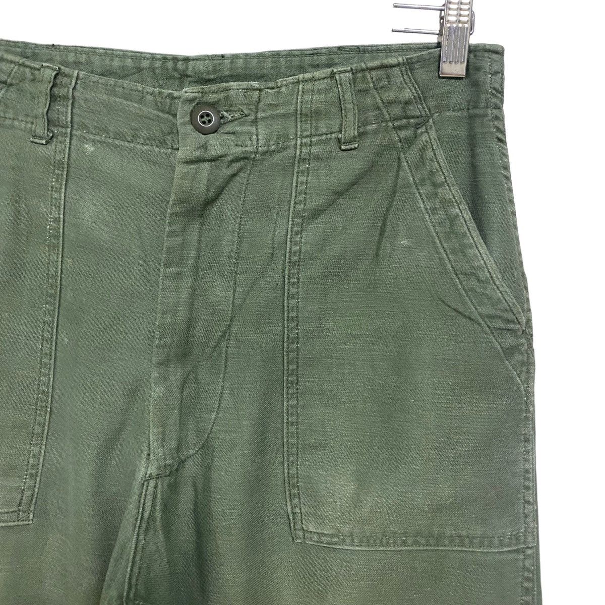 Vintage Vintage 60s US Army Fatigue Pants Og107 Sateen Size US 31 - 4 Thumbnail