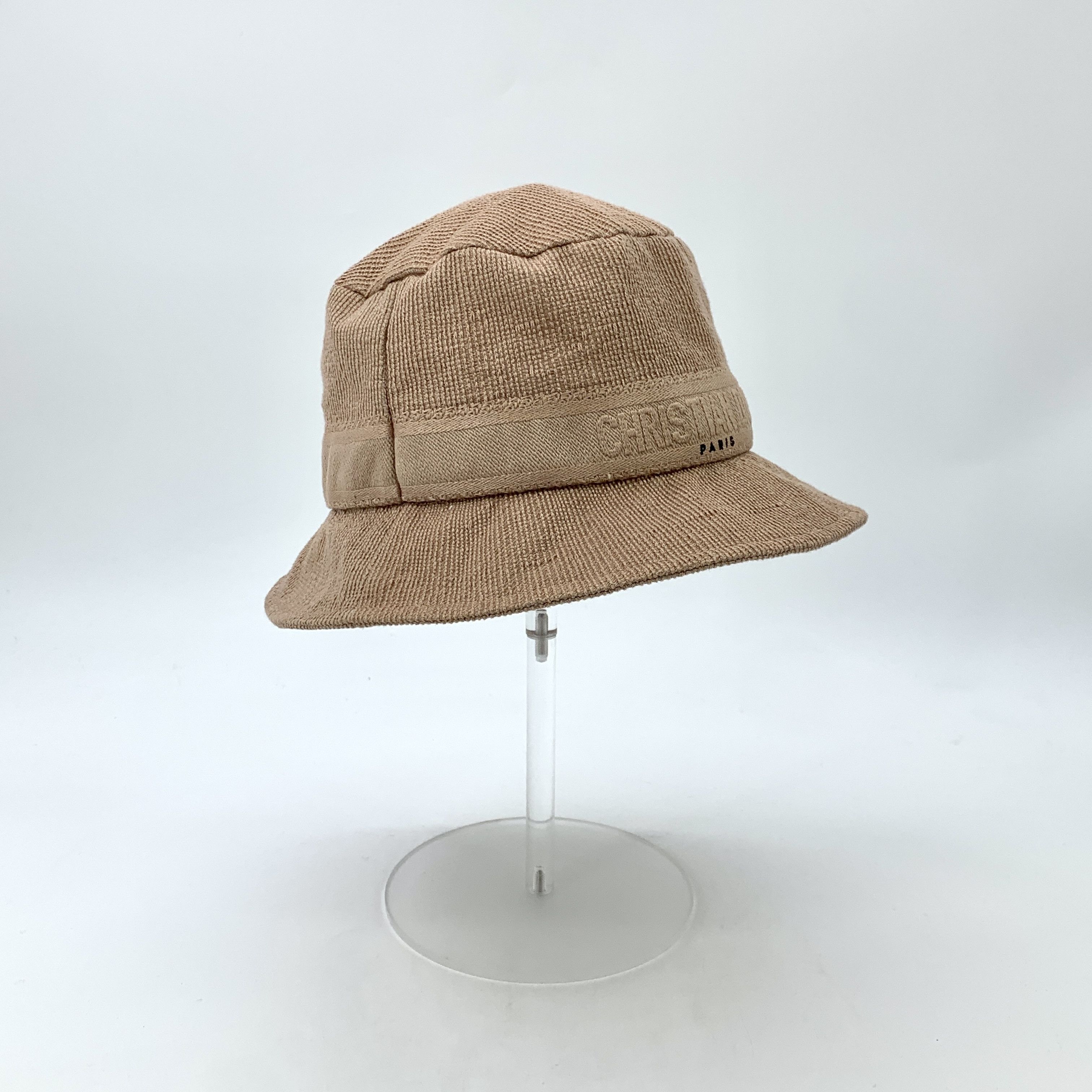 Dior Christian Dior Hat – Brown Logo Bucket Hat (Size 61cm) Size ONE SIZE - 8 Thumbnail