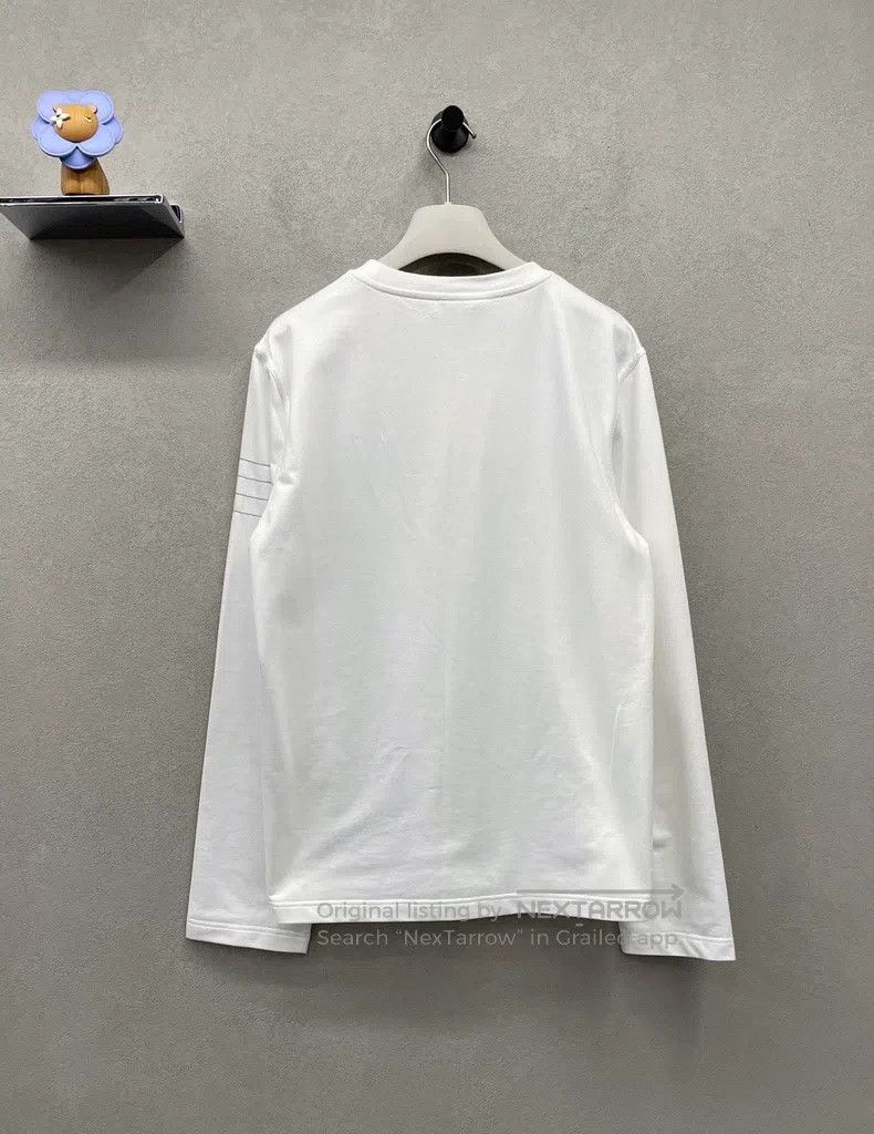 Hermes Hermes Long Sleeve T-Shirt, White Size US S / EU 44-46 / 1 - 2 Thumbnail