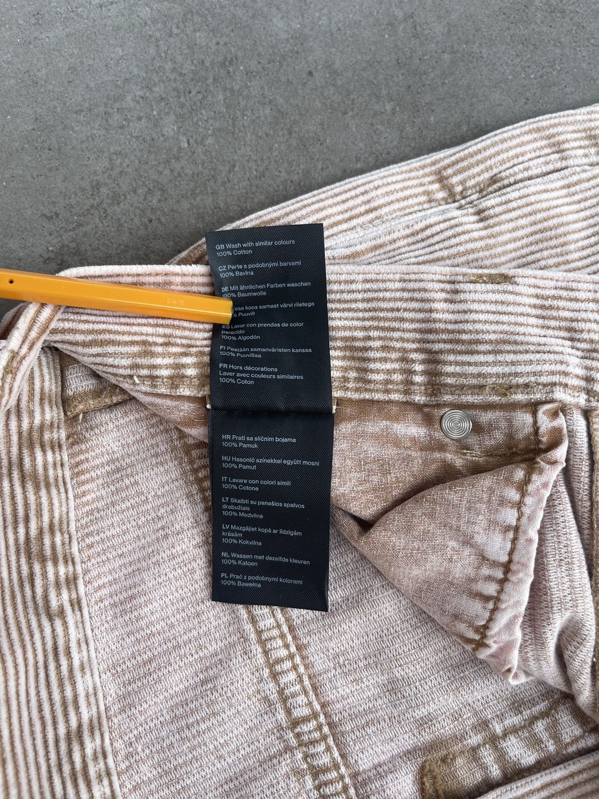 Weekday !DS! Weekday Space Washed Corduroy Baggy Denim Pants Size US 30 / EU 46 - 14 Thumbnail