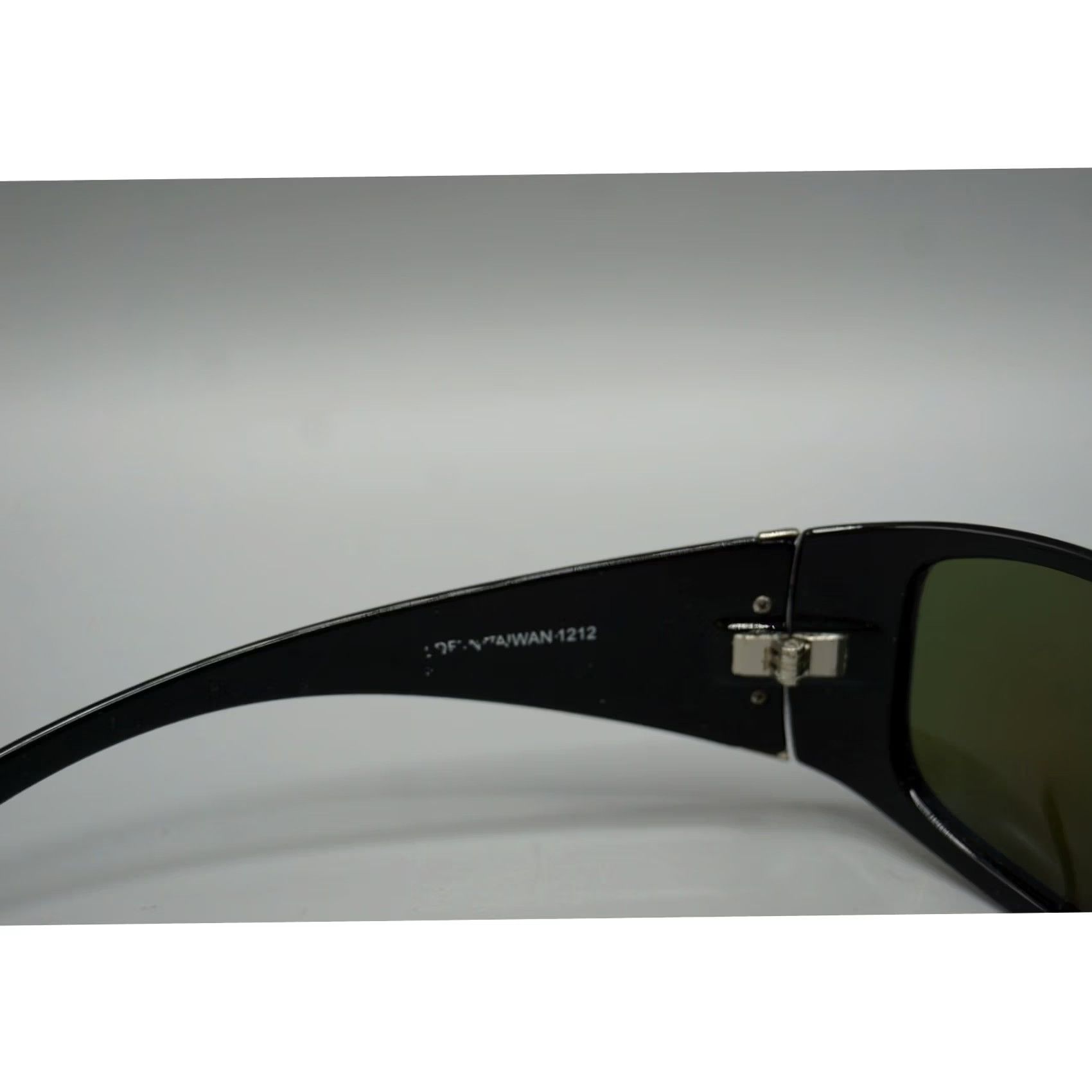 Frame Calcutta Polarized Sunglasses Sport Black Frame Blue Mirror Lens Fishing Men Size ONE SIZE - 7 Thumbnail