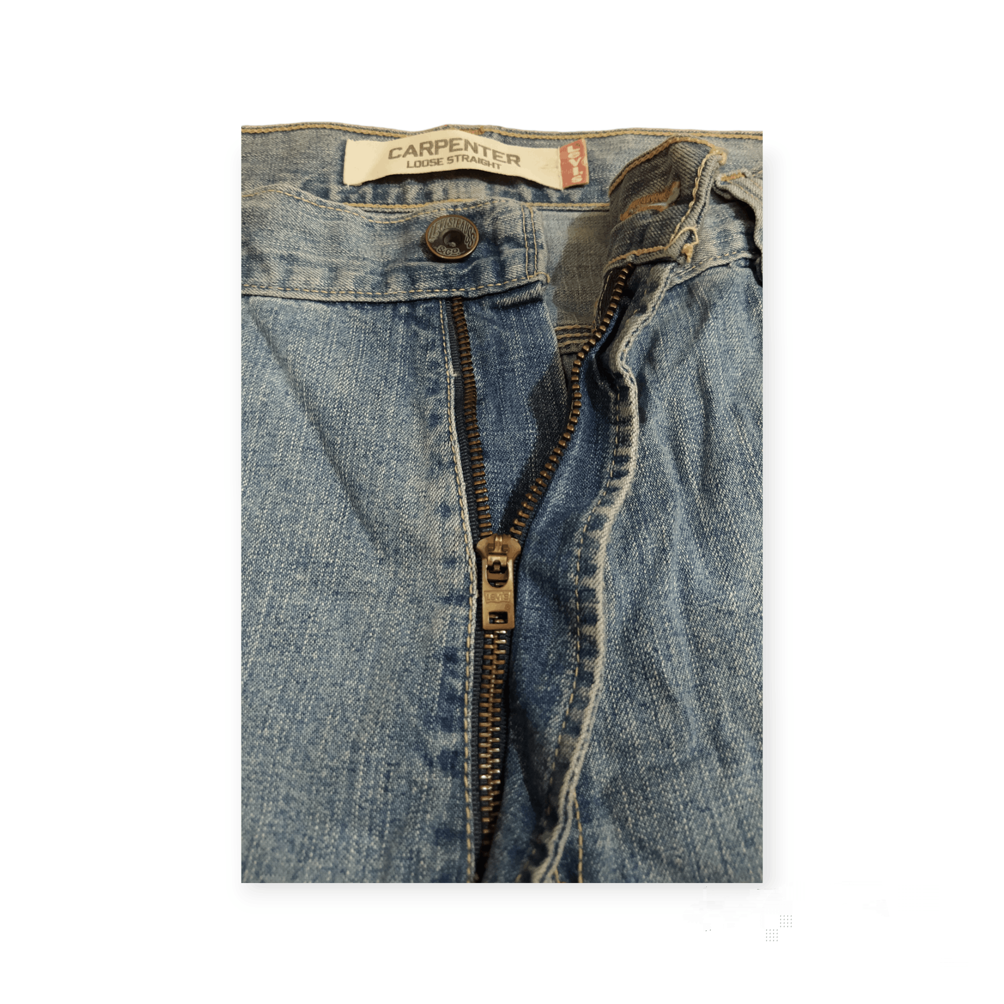 Levi's Distressed Levis carpenter jeans shorts pants Size US 38 / EU 54 - 13 Thumbnail