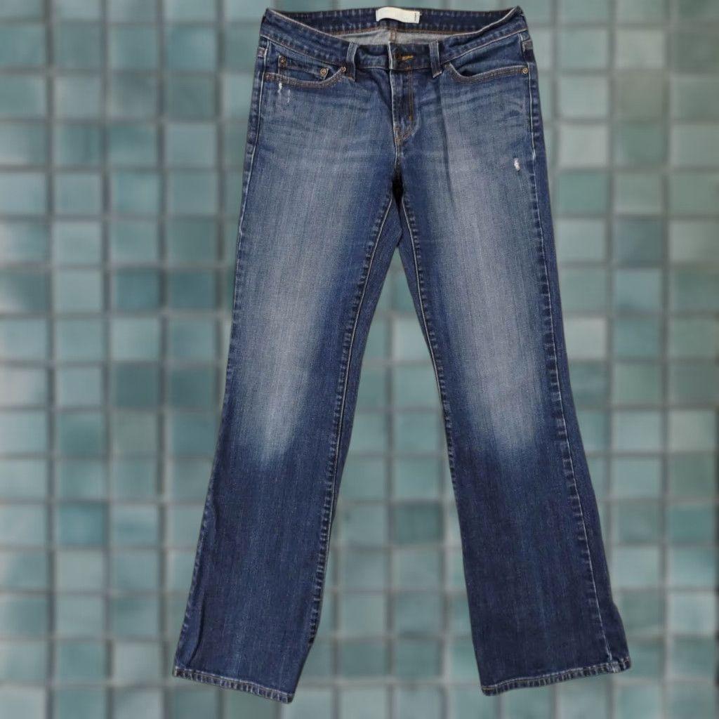 Levi's Levi's Jeans Women 8 M Stretch Bootcut 5-Pocket Denim Blue 545 Regular Size 30" / US 8 / IT 44 - 1 Thumbnail