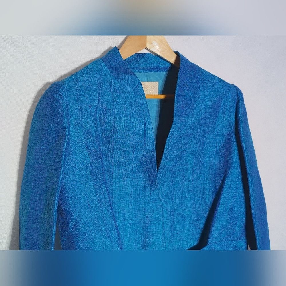 Other Montessoris Atelier Wakatsuki Sz L Blue Tie-Waist Jacket Ha Size L / US 10 / IT 46 - 3 Thumbnail