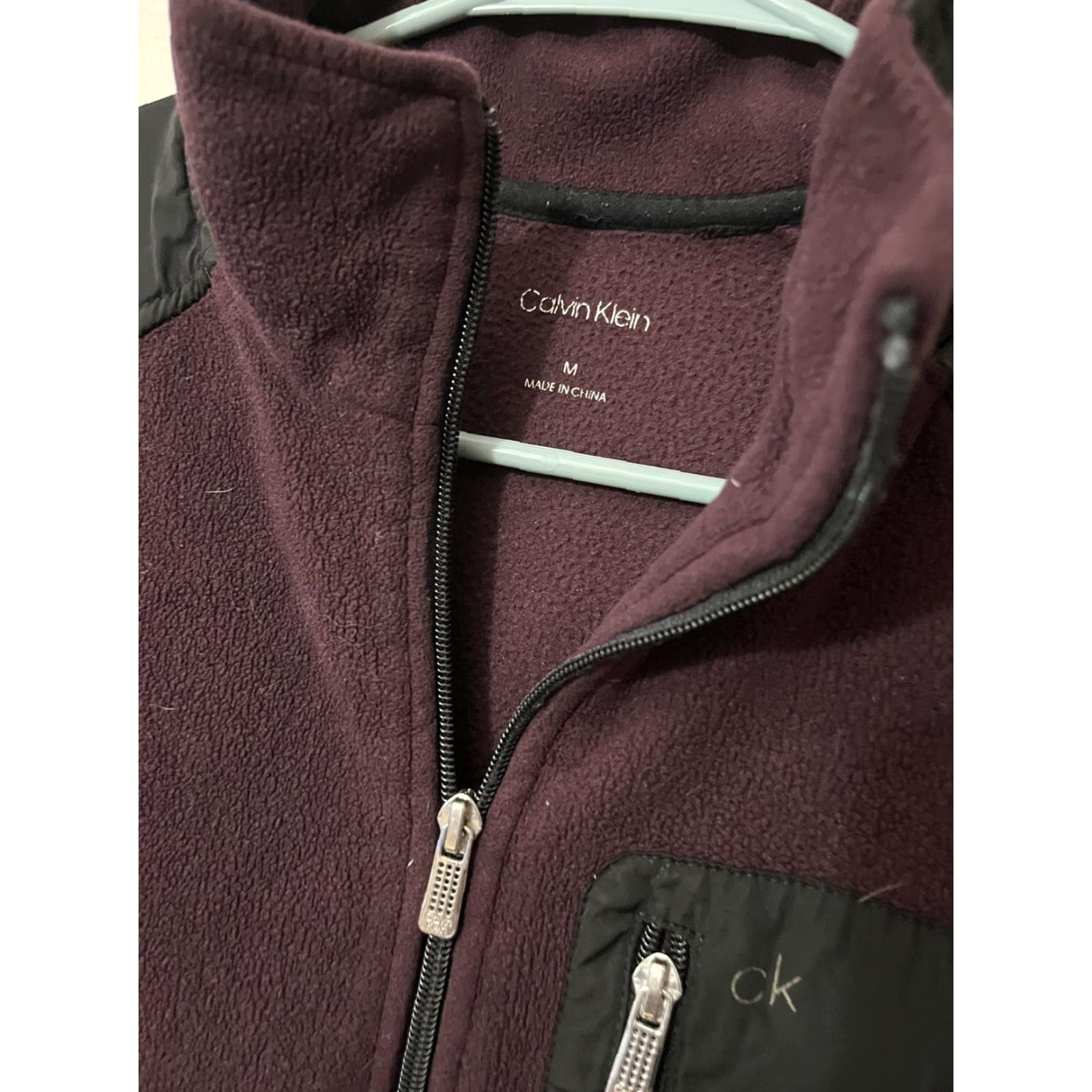 Calvin Klein Calvin Klein Womens Full Zip Fleece Jacket Shirt? Size M / US 6-8 / IT 42-44 - 3 Thumbnail