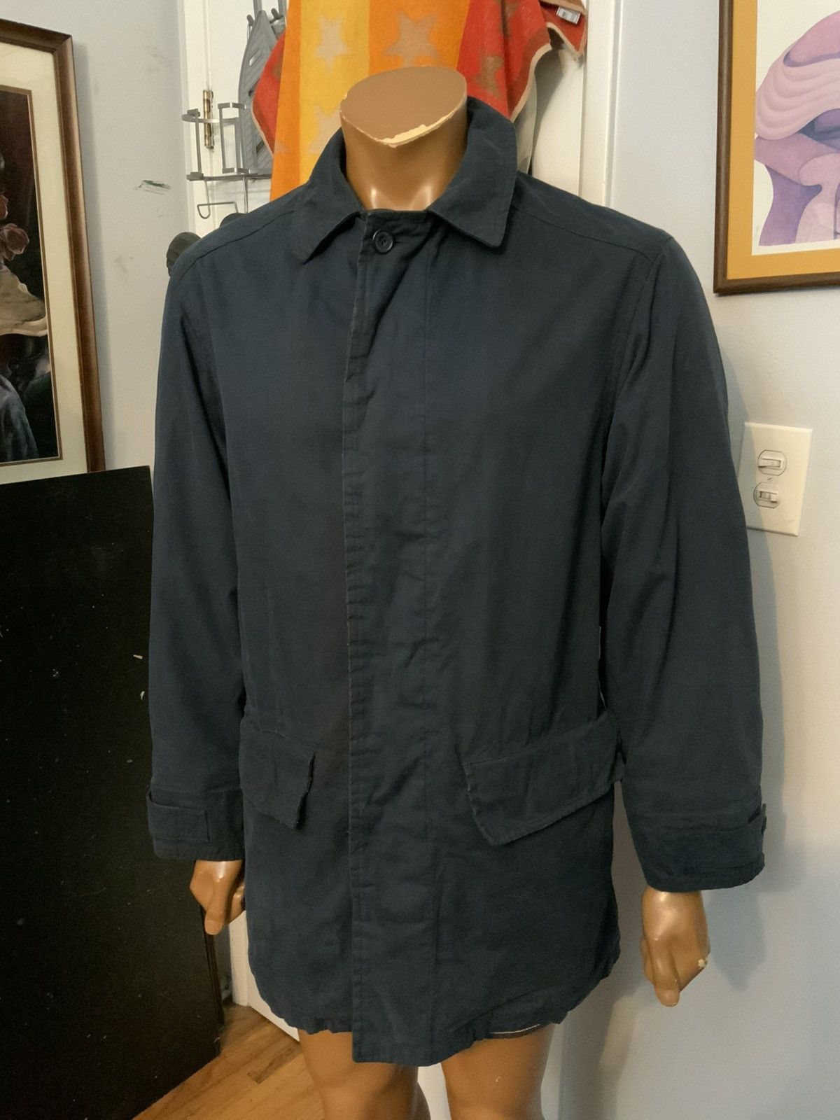 Hackett Hackett London Navy Officers Field Military Button Jacket Size US M / EU 48-50 / 2 - 17 Thumbnail