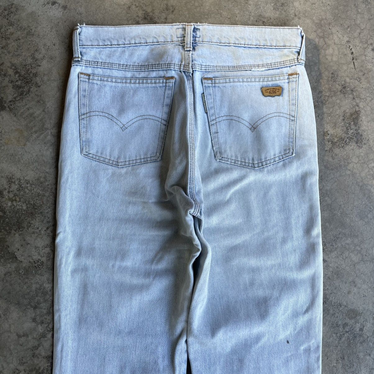 Levi's Vintage Clothing 🔥Vintage Levis 636 Stoned Washed Ripped Distress Denim Jeans Size US 30 / EU 46 - 5 Thumbnail