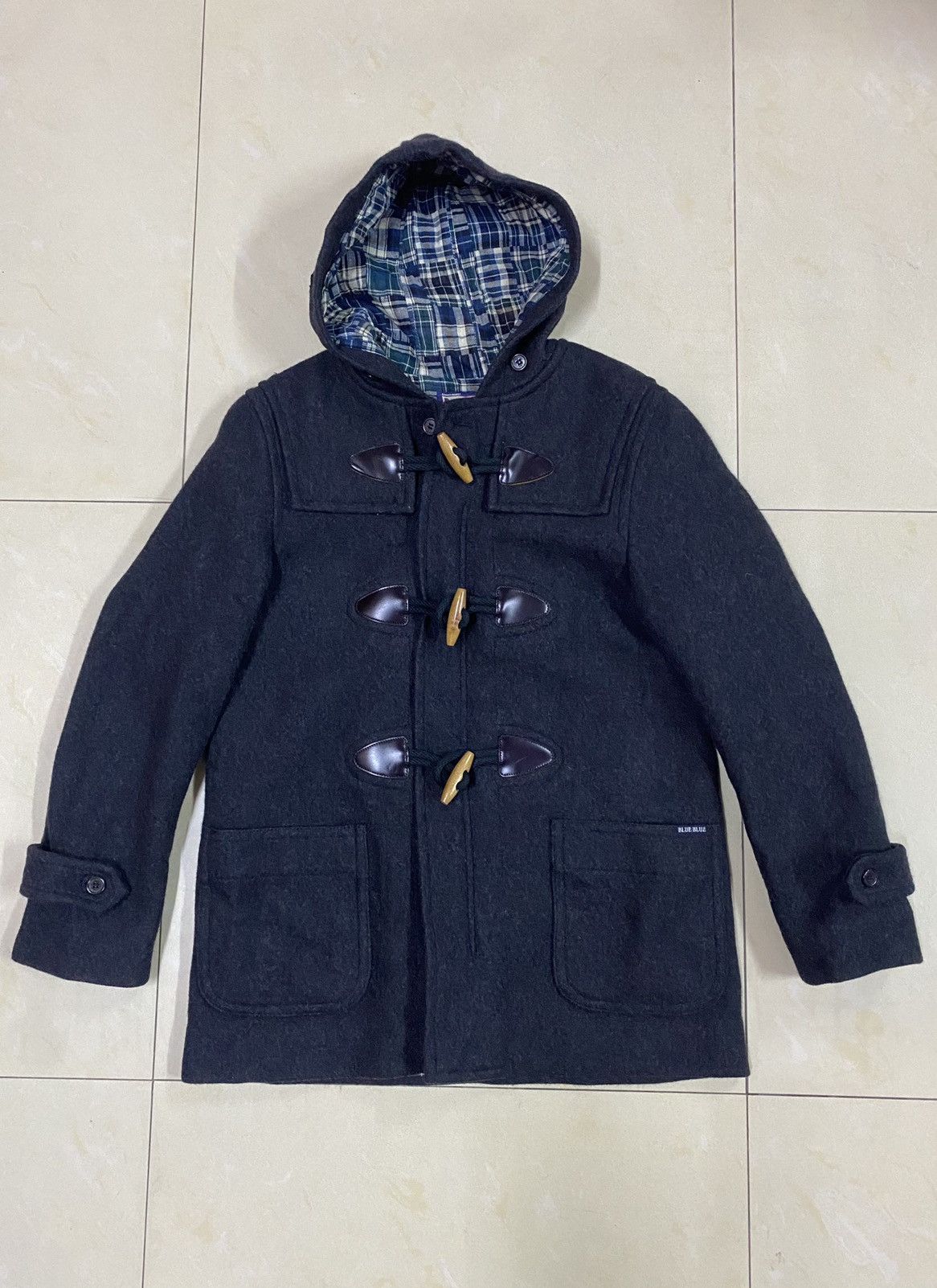 Blue Blue Japan Blue Blue Wool Jacket Distressed Size US L / EU 52-54 / 3 - 2 Thumbnail