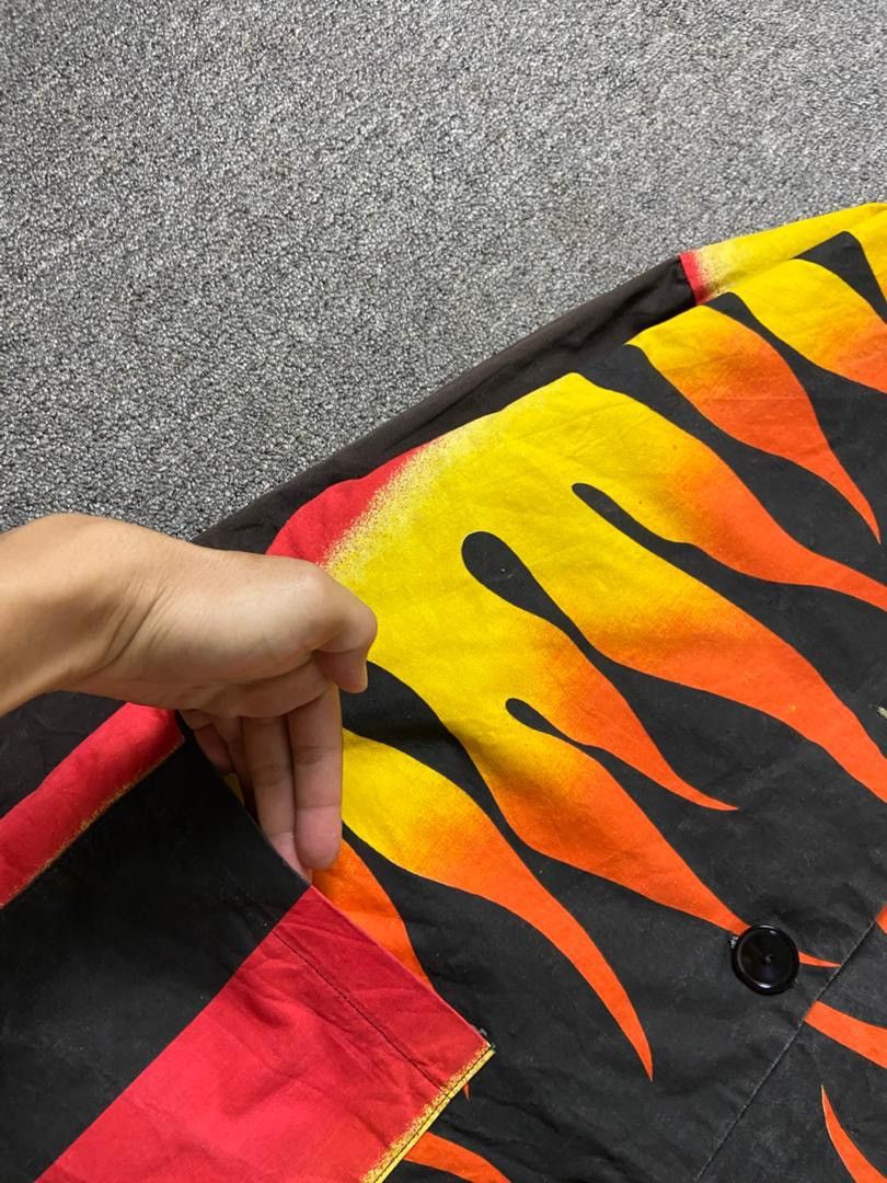 Japanese Brand HOUSE Japanese Brand Flames Button Jacket (196) Size US S / EU 44-46 / 1 - 5 Thumbnail