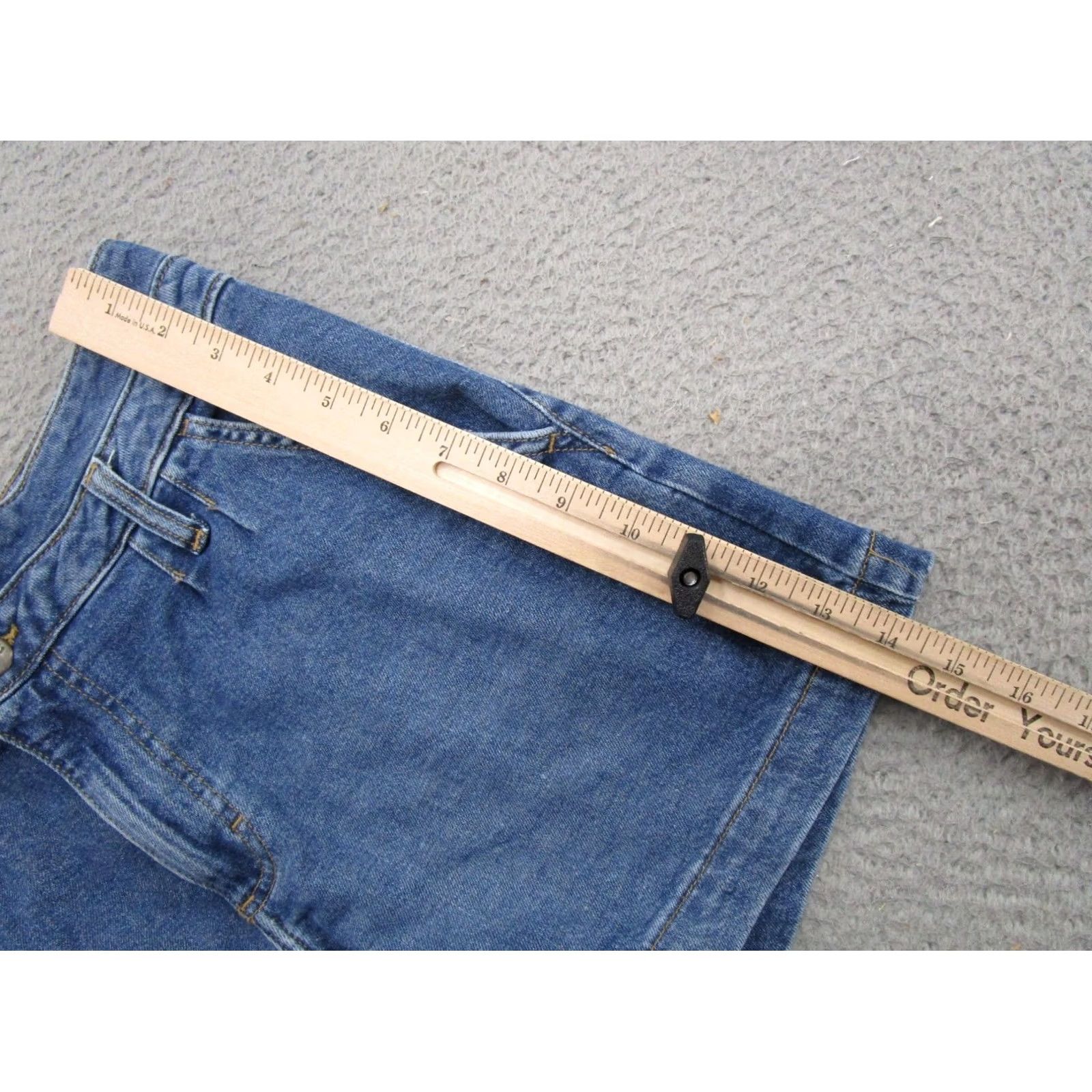 Lee VTG Lee Pleated 2 Button High Rise Denim Mom Shorts Size 8 Blue Stretch Size 30" / US 8 / IT 44 - 5 Thumbnail